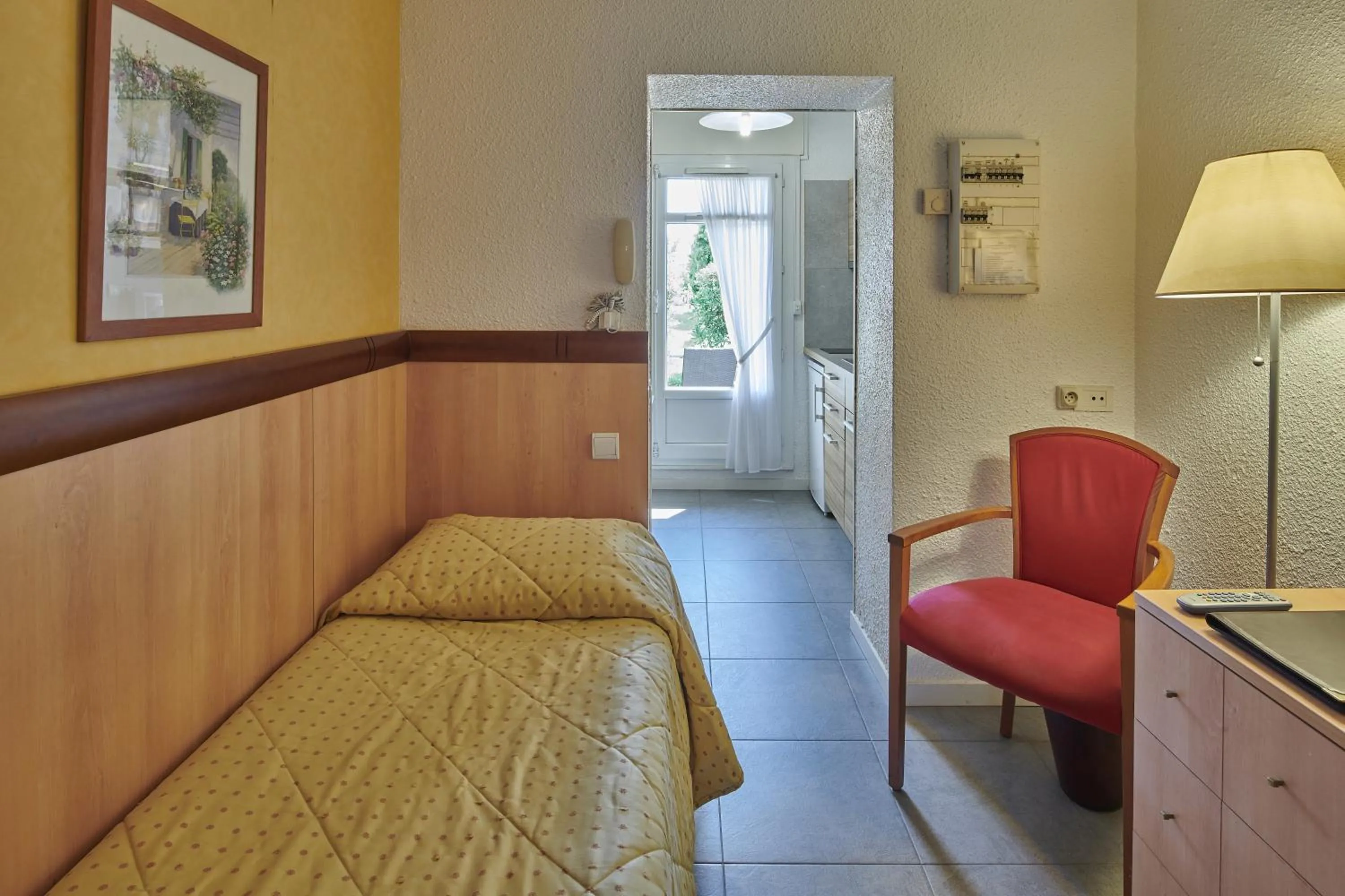 Bedroom, Bed in Residence Vacances Bleues le Mediterranée