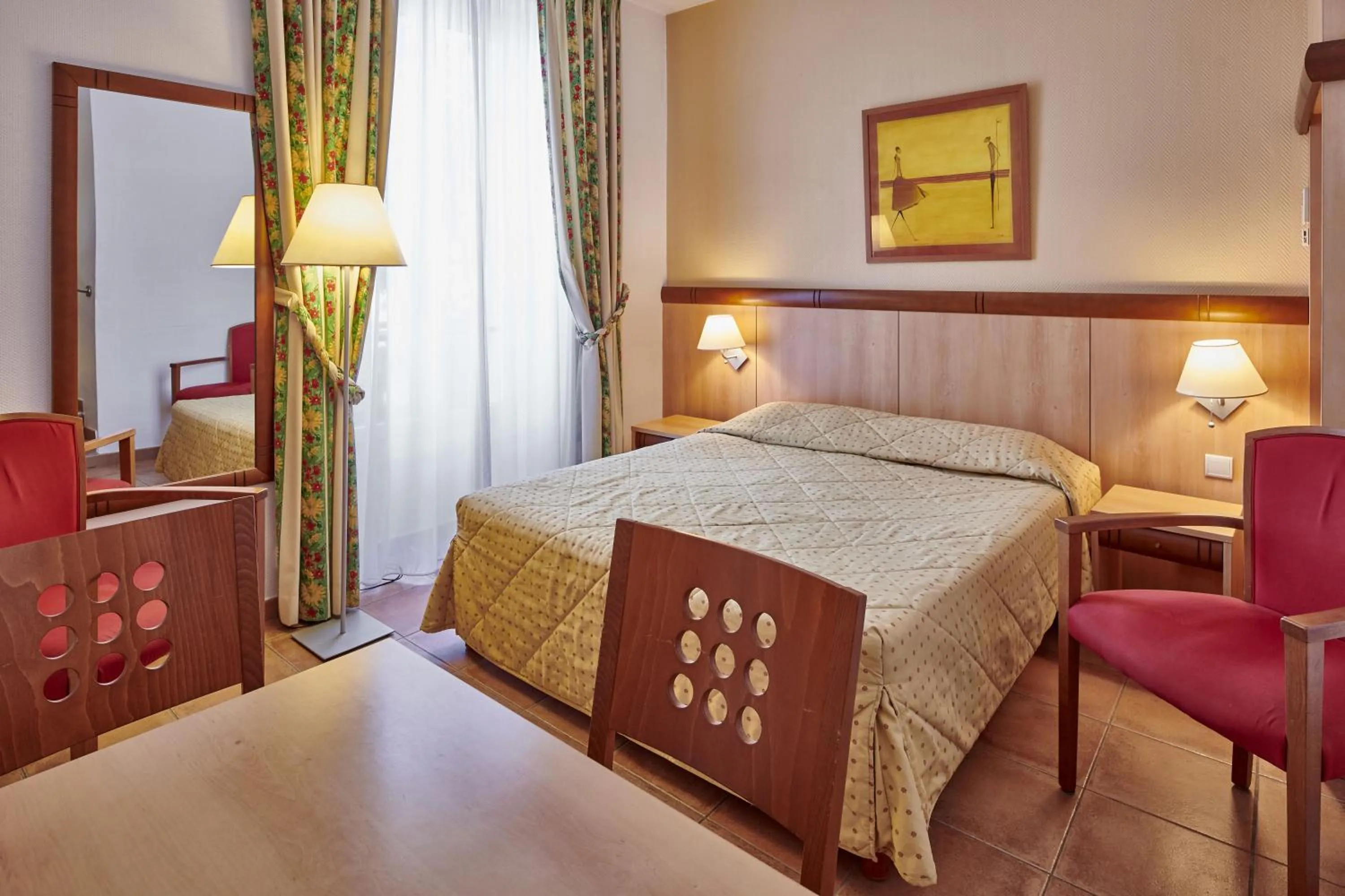 Bedroom, Bed in Residence Vacances Bleues le Mediterranée