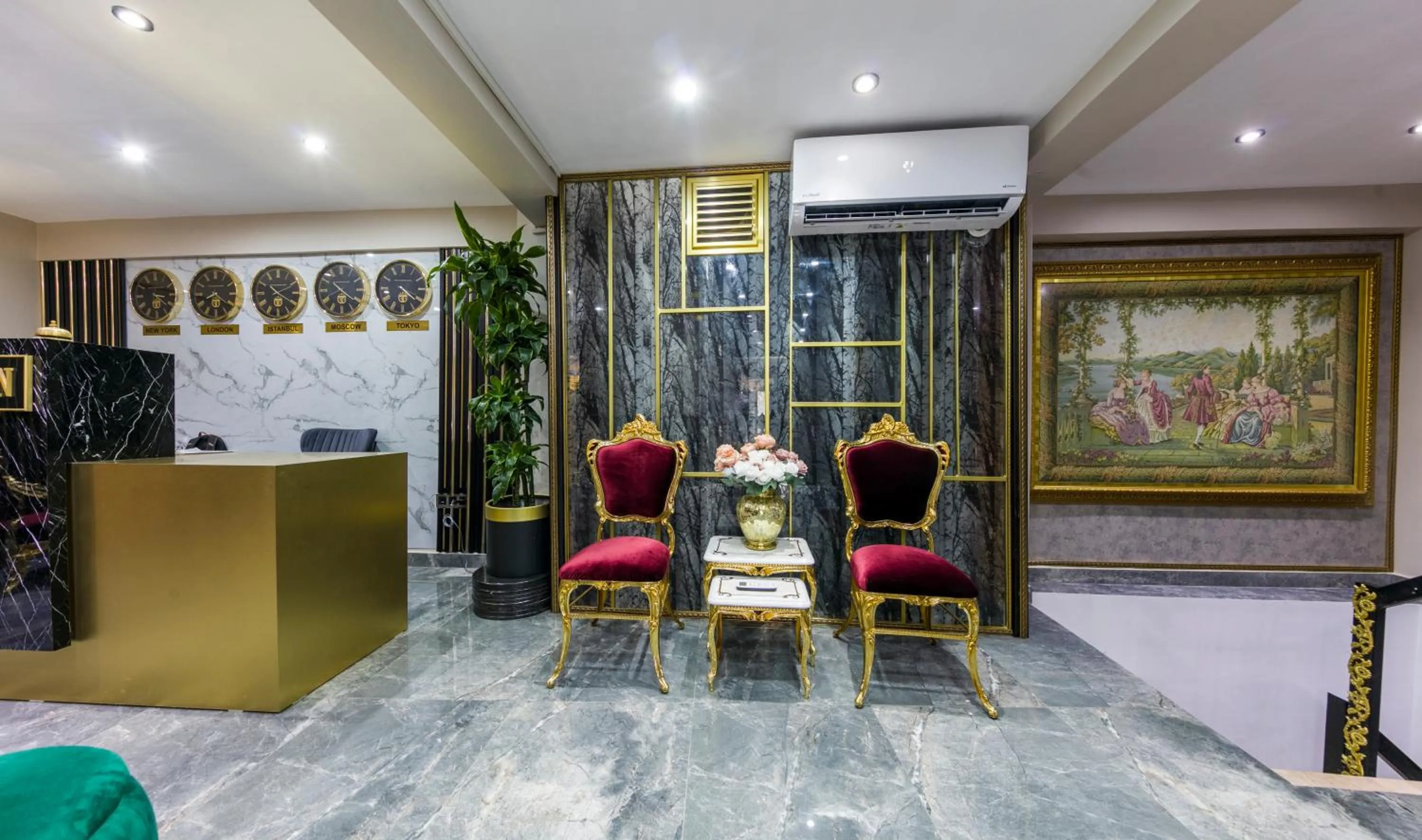 Seating area in Grand Gedikpasha Hotel