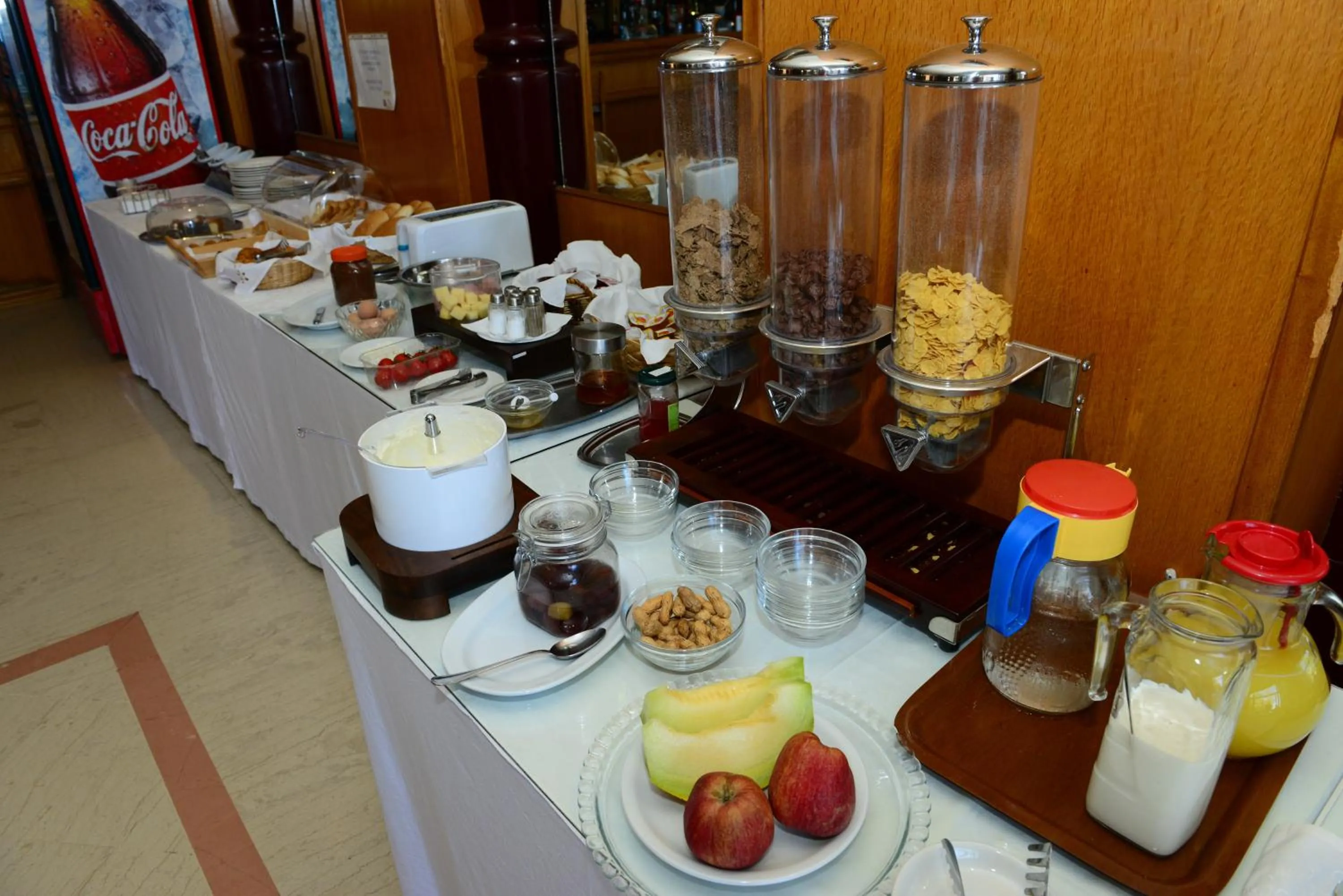 Continental breakfast in Elegant Beach Hotel