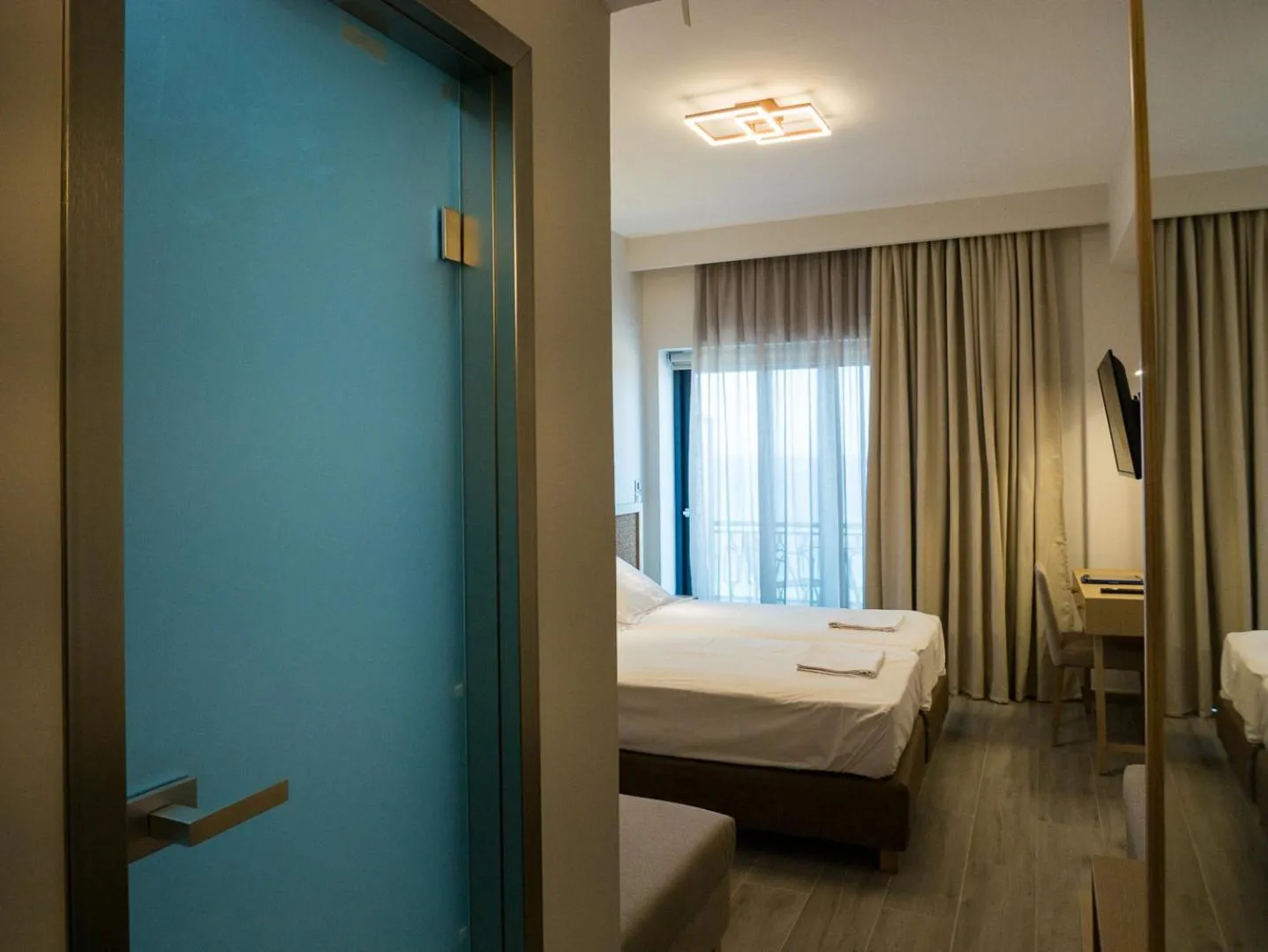 Bed in Elegant Beach Hotel