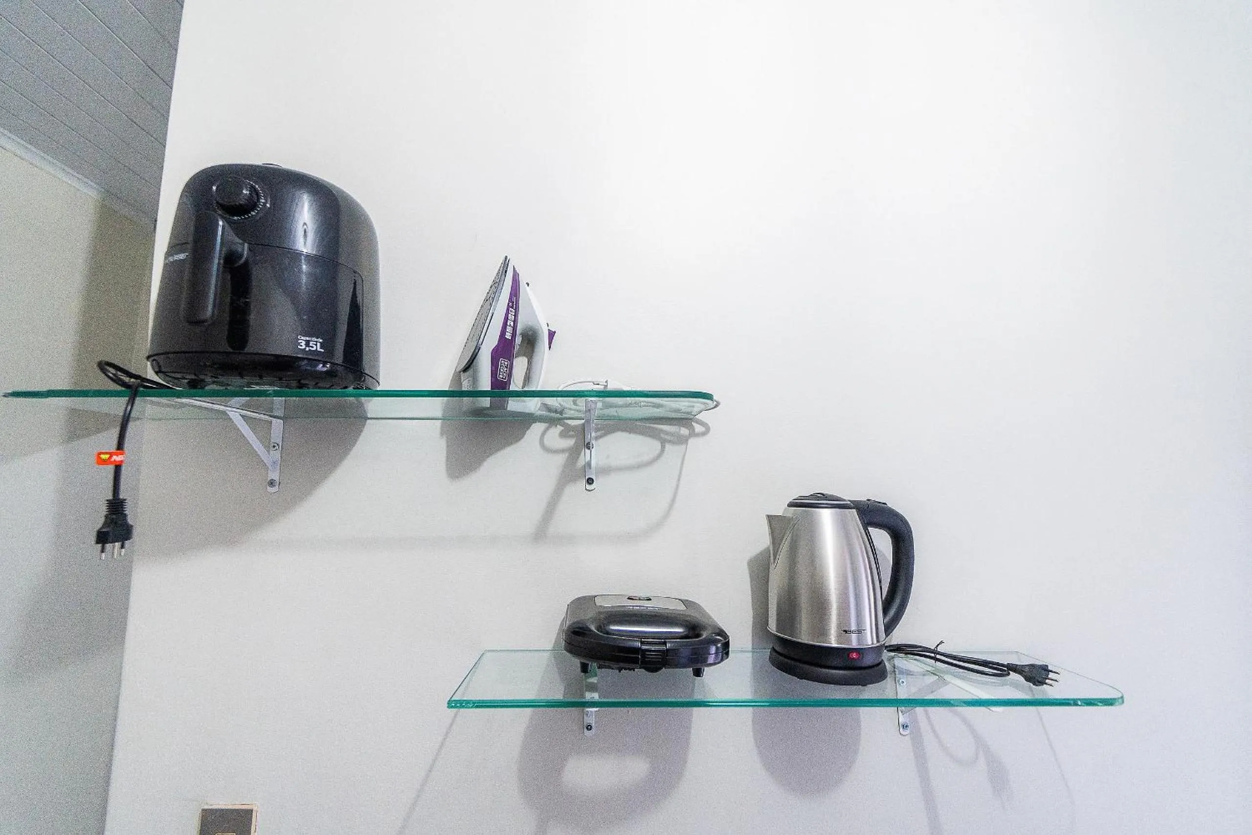 Kitchen or kitchenette in Apartamentos 1Qto, Cozinha Completa, até 4 hospedes Jr Catito