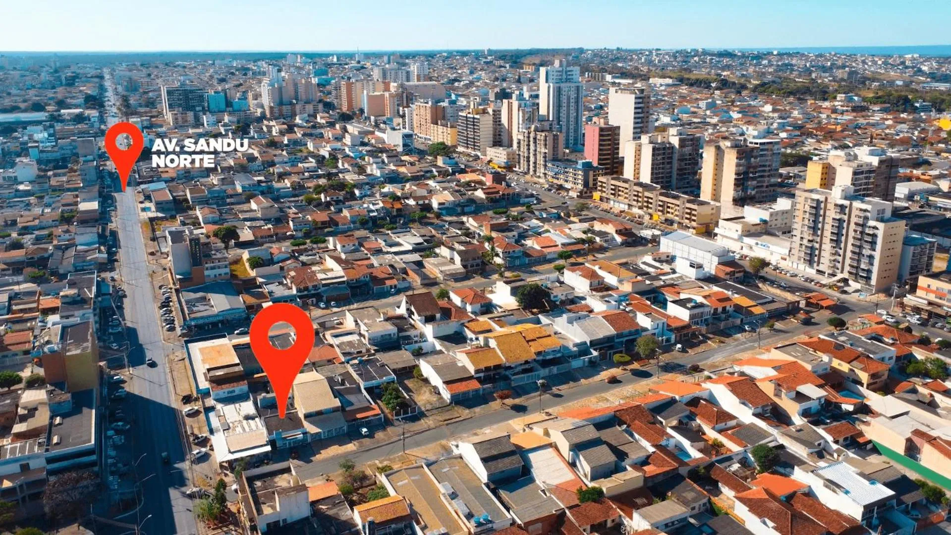 Bird's eye view in Apartamentos 1Qto, Cozinha Completa, até 4 hospedes Jr Catito