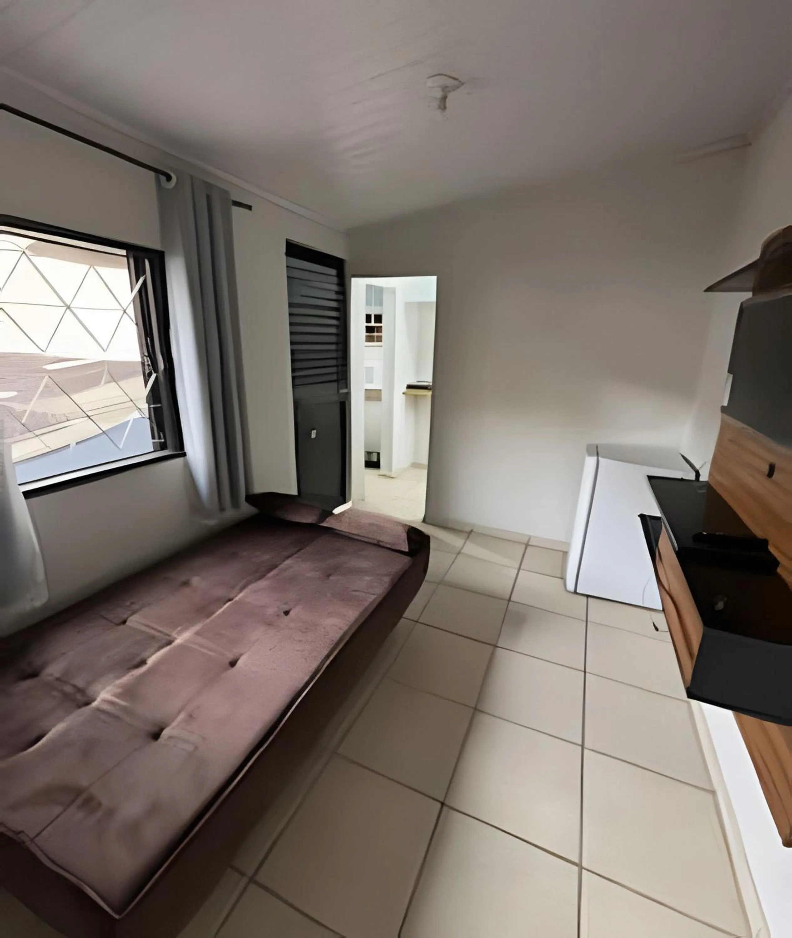 Bed in Apartamentos 1Qto, Cozinha Completa, até 4 hospedes Jr Catito