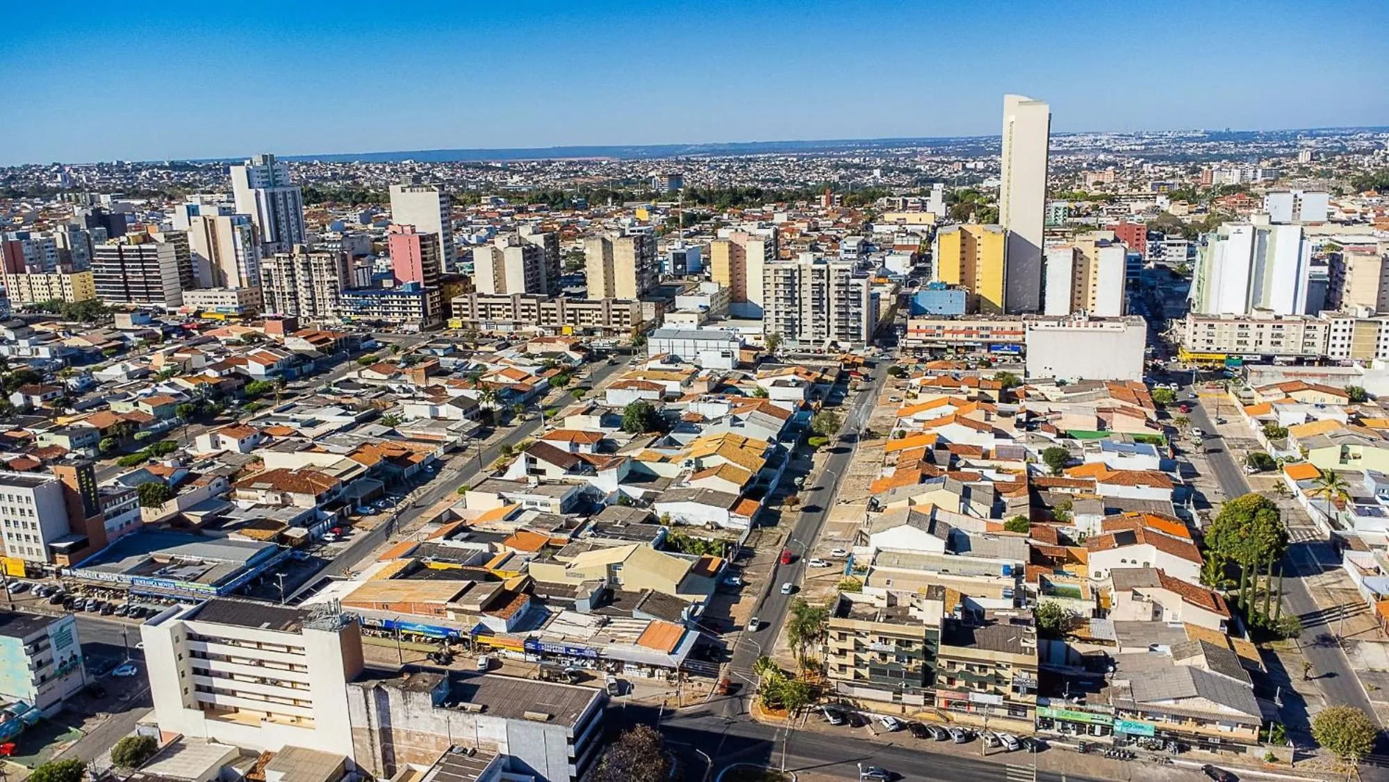 Bird's eye view in Apartamentos 1Qto, Cozinha Completa, até 4 hospedes Jr Catito