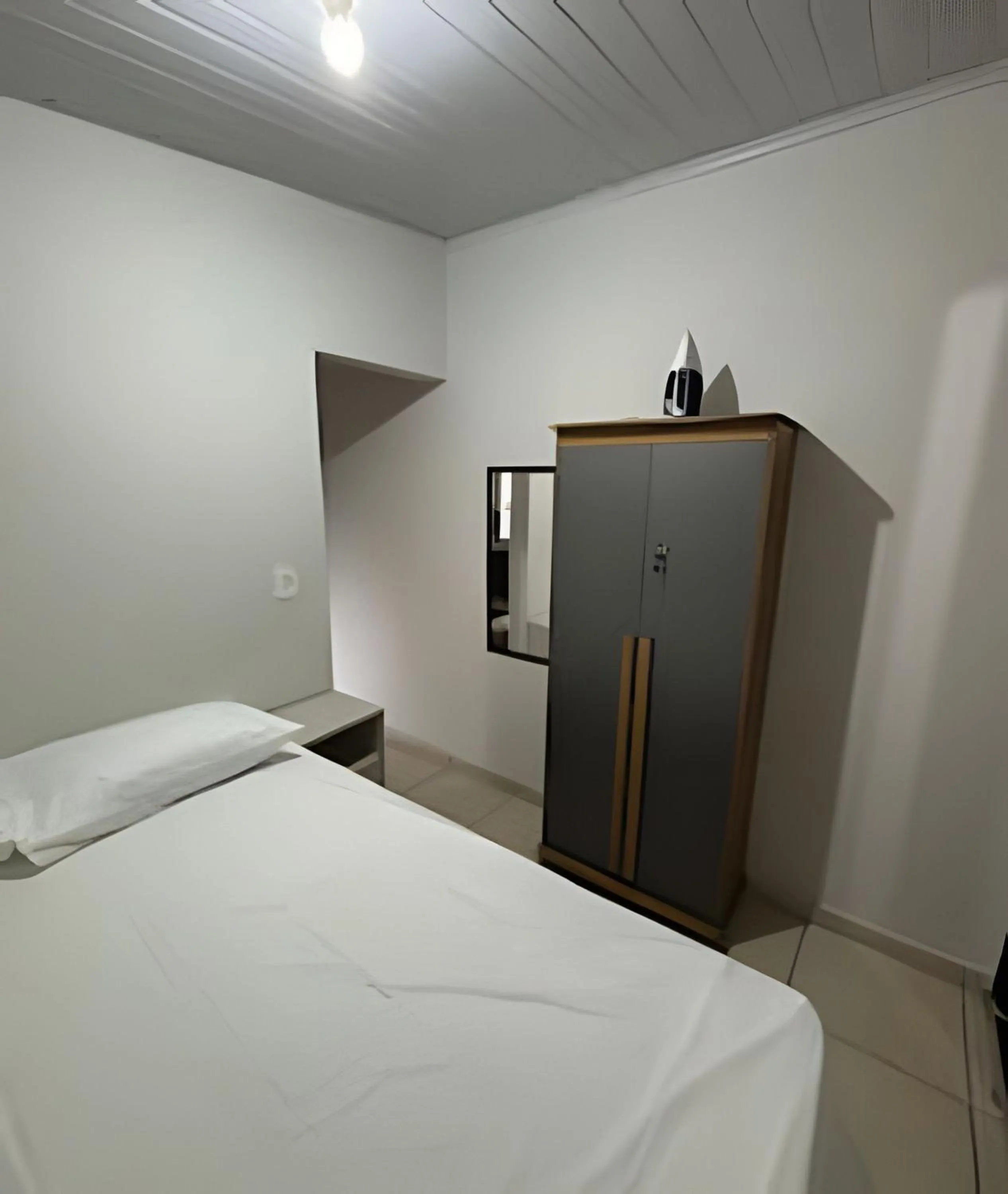 Bed in Apartamentos 1Qto, Cozinha Completa, até 4 hospedes Jr Catito