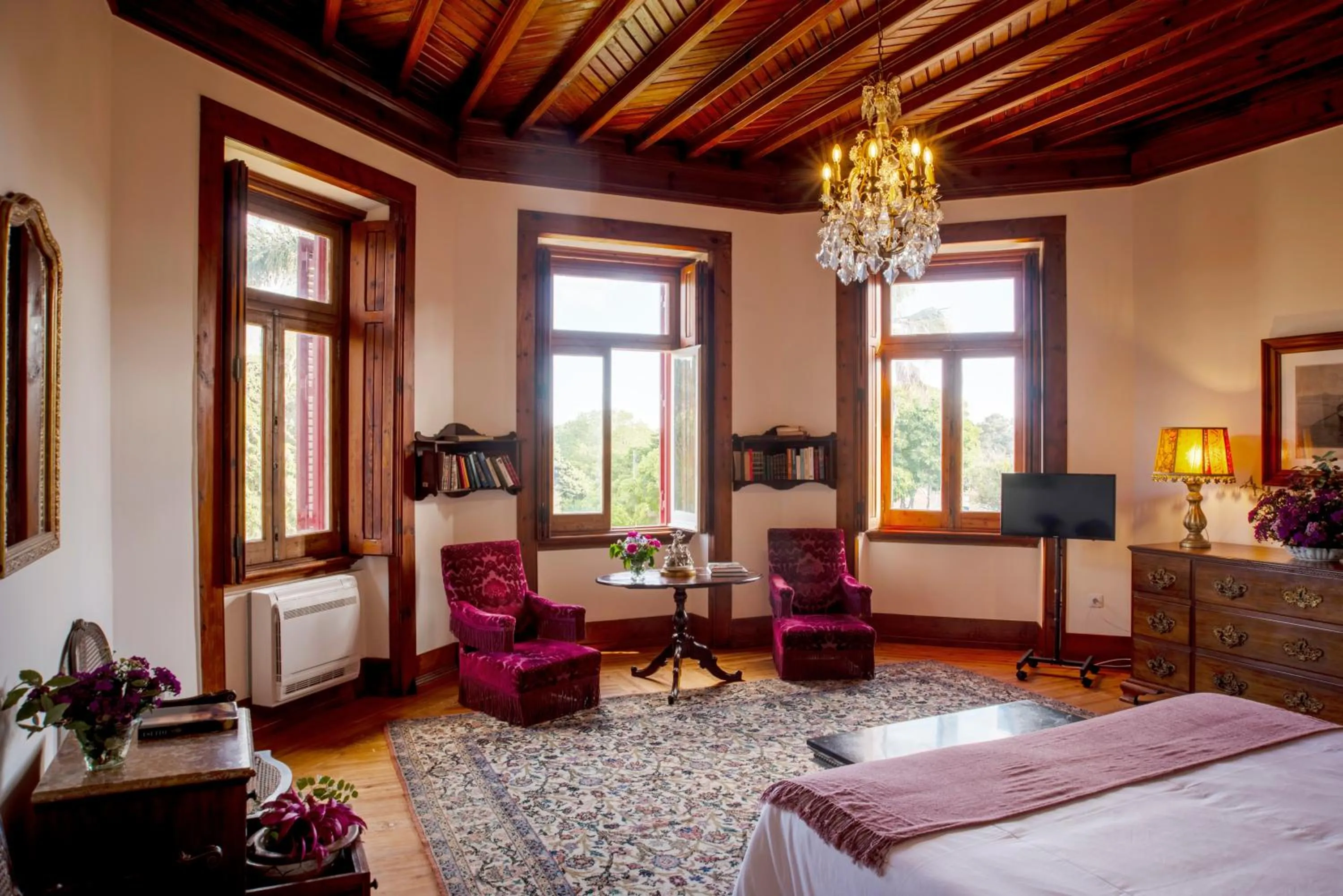 Bed in Chalet Ficalho