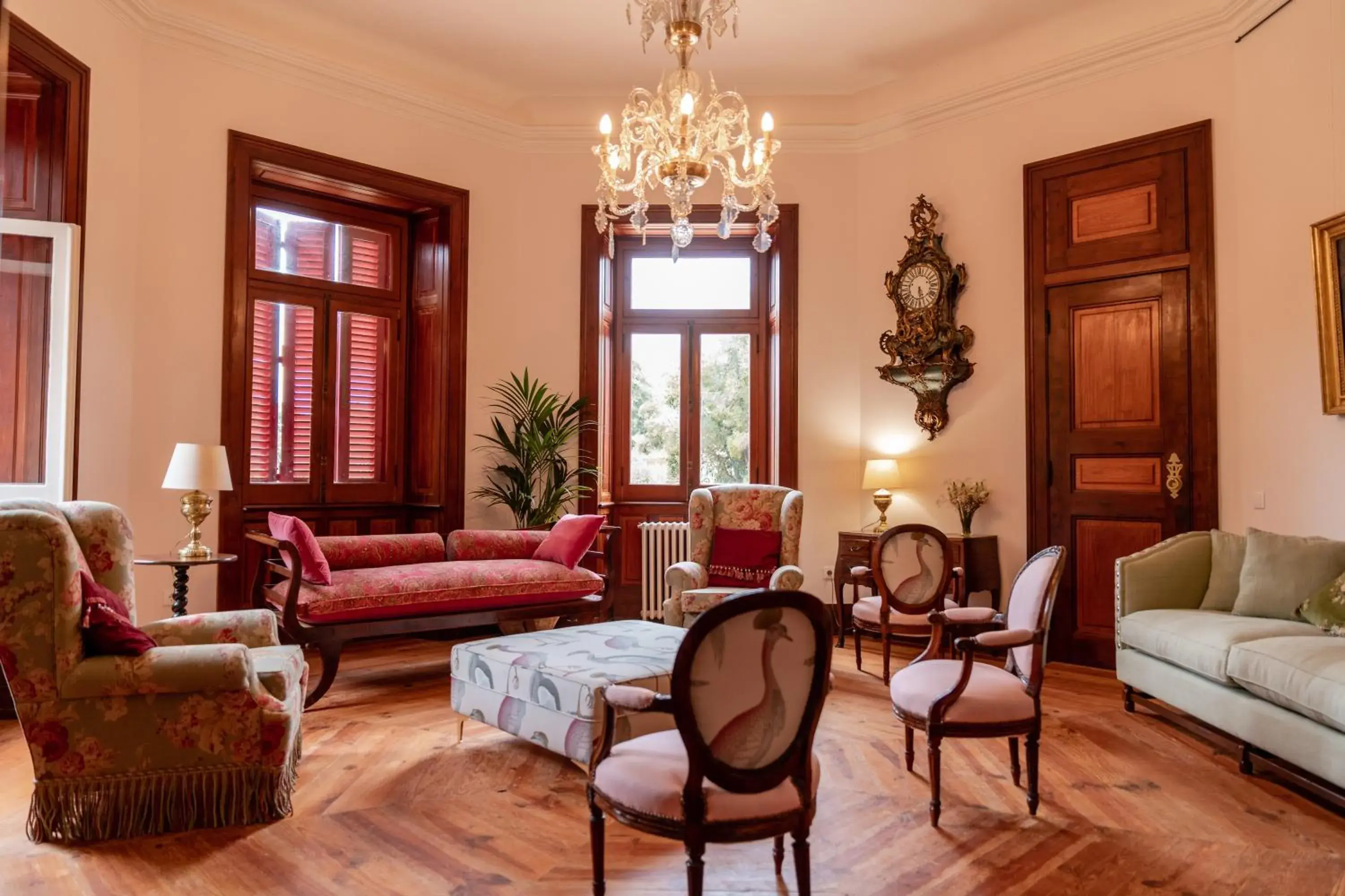 Living room in Chalet Ficalho Living room in Chalet Ficalho