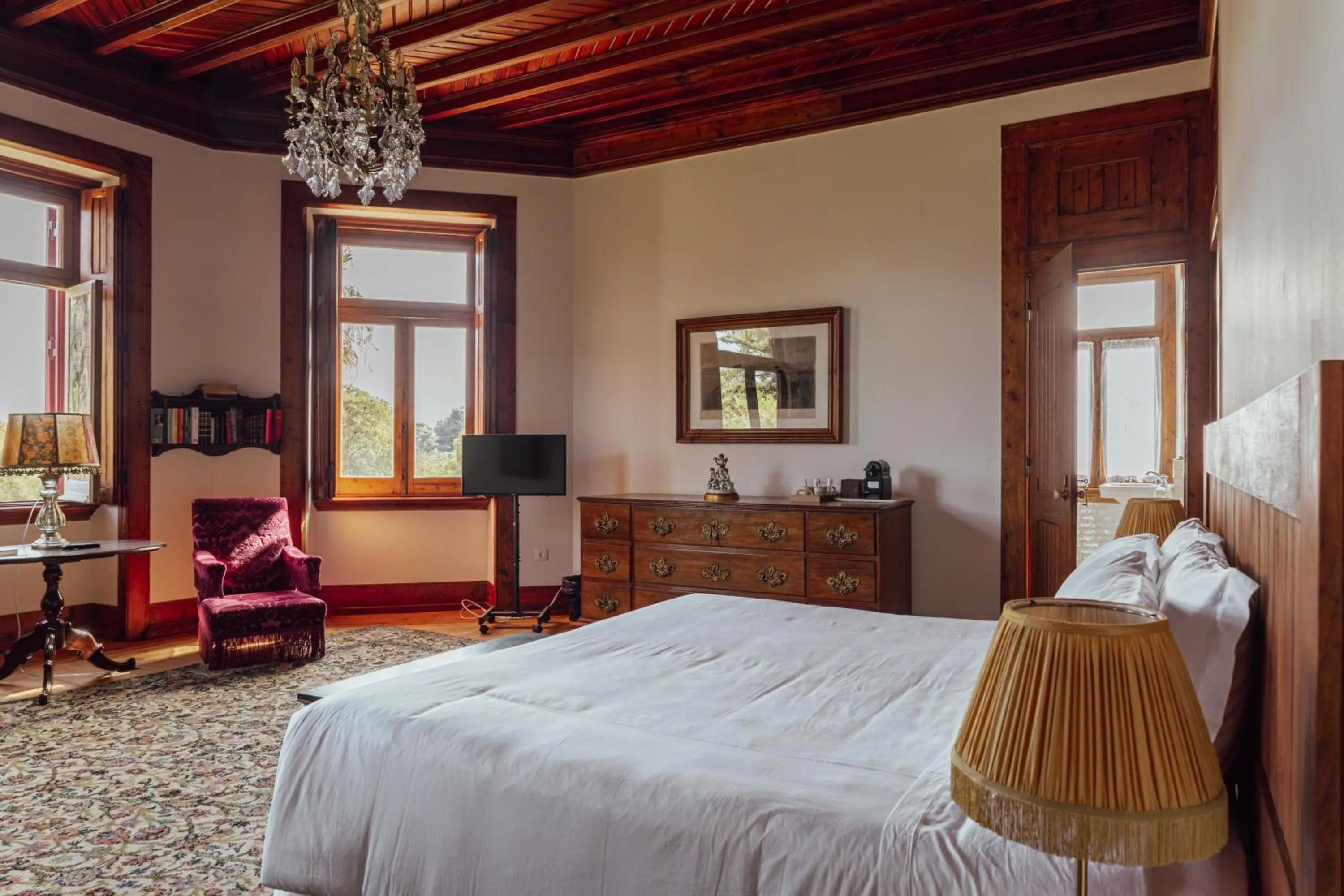 Bed in Chalet Ficalho
