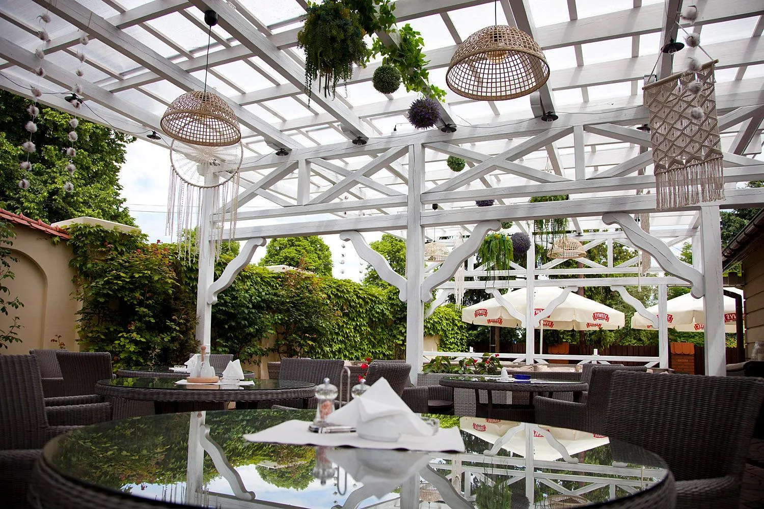 Patio in Hotel Jarosław