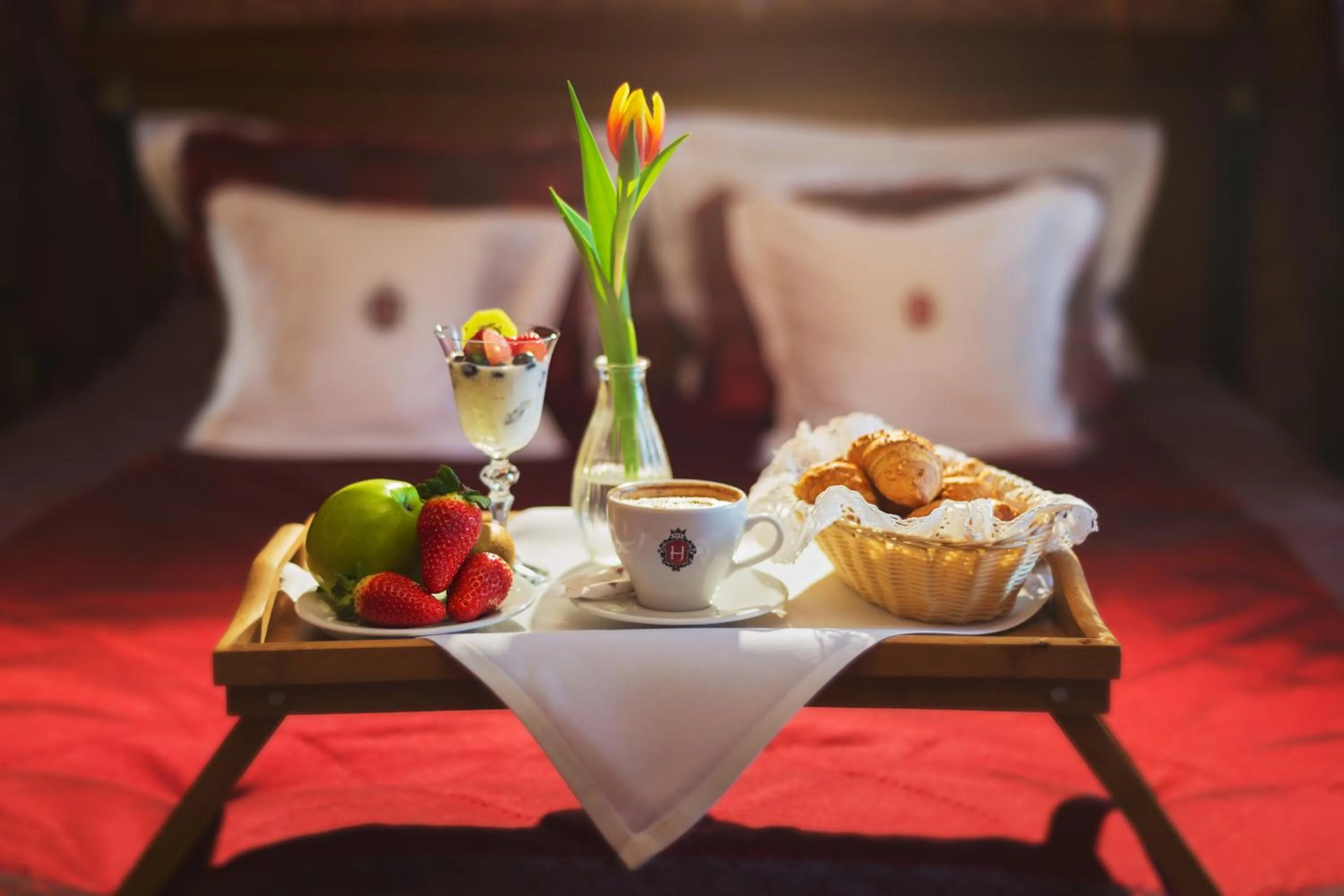 Decorative detail, Bed in Hotel Jarosław