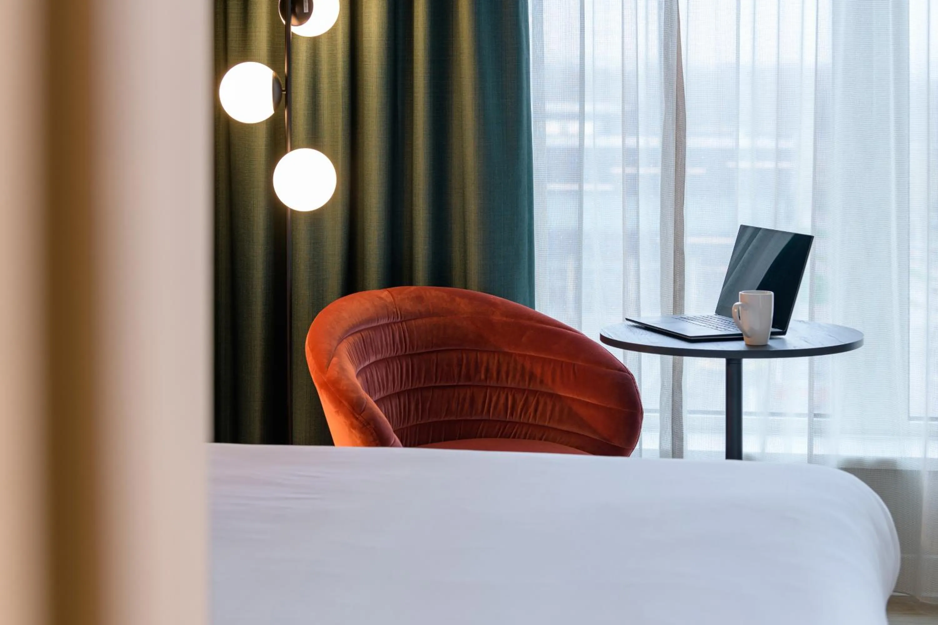 Bed in ibis Styles Rotterdam Ahoy