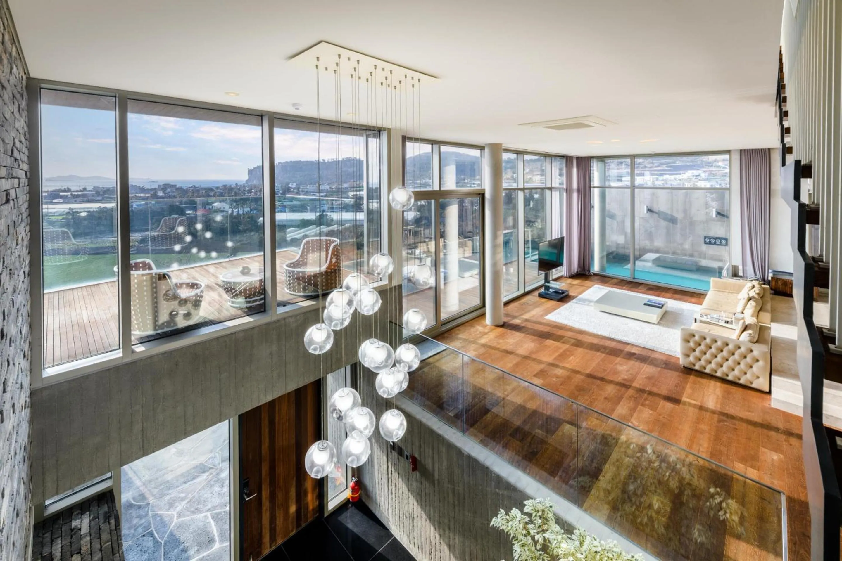 View (from property/room), Bed in Bayhill Pool & Villa