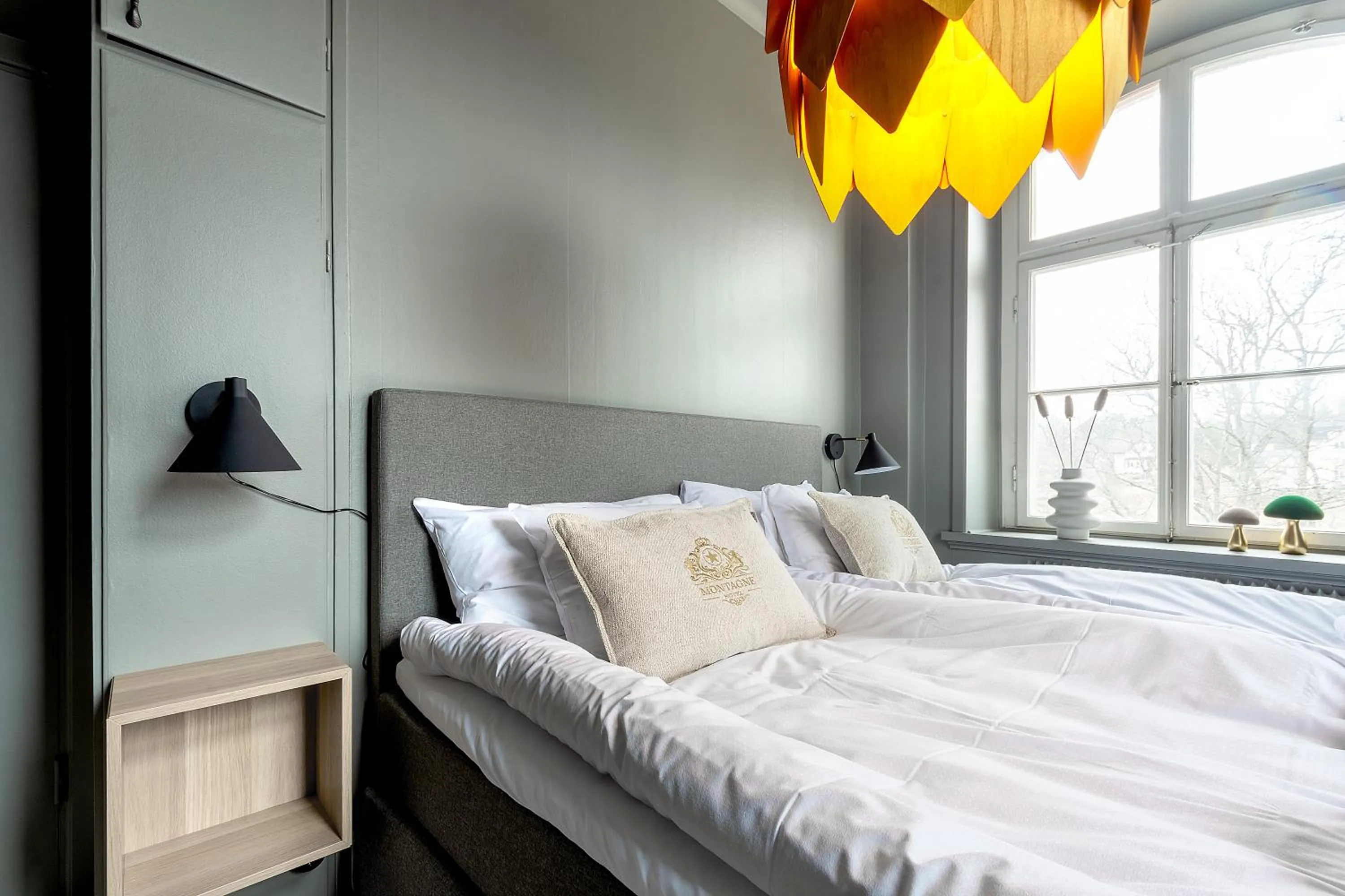 Bedroom, Bed in Hotel Montagne