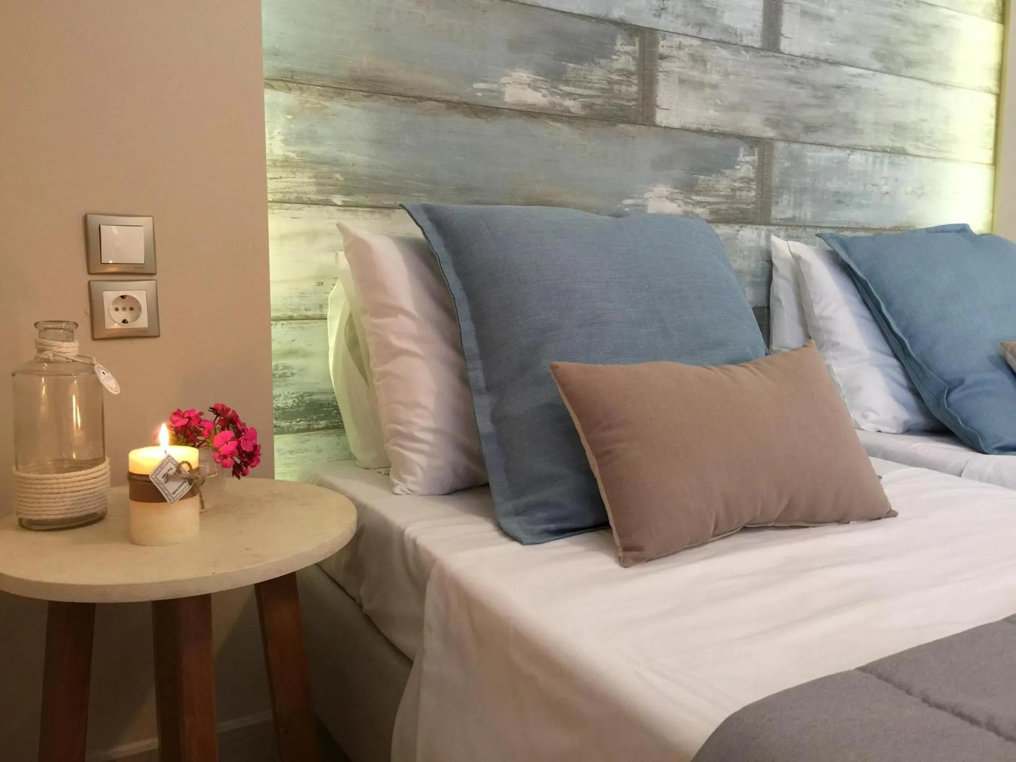 Bedroom, Bed in Evangelos Apartments