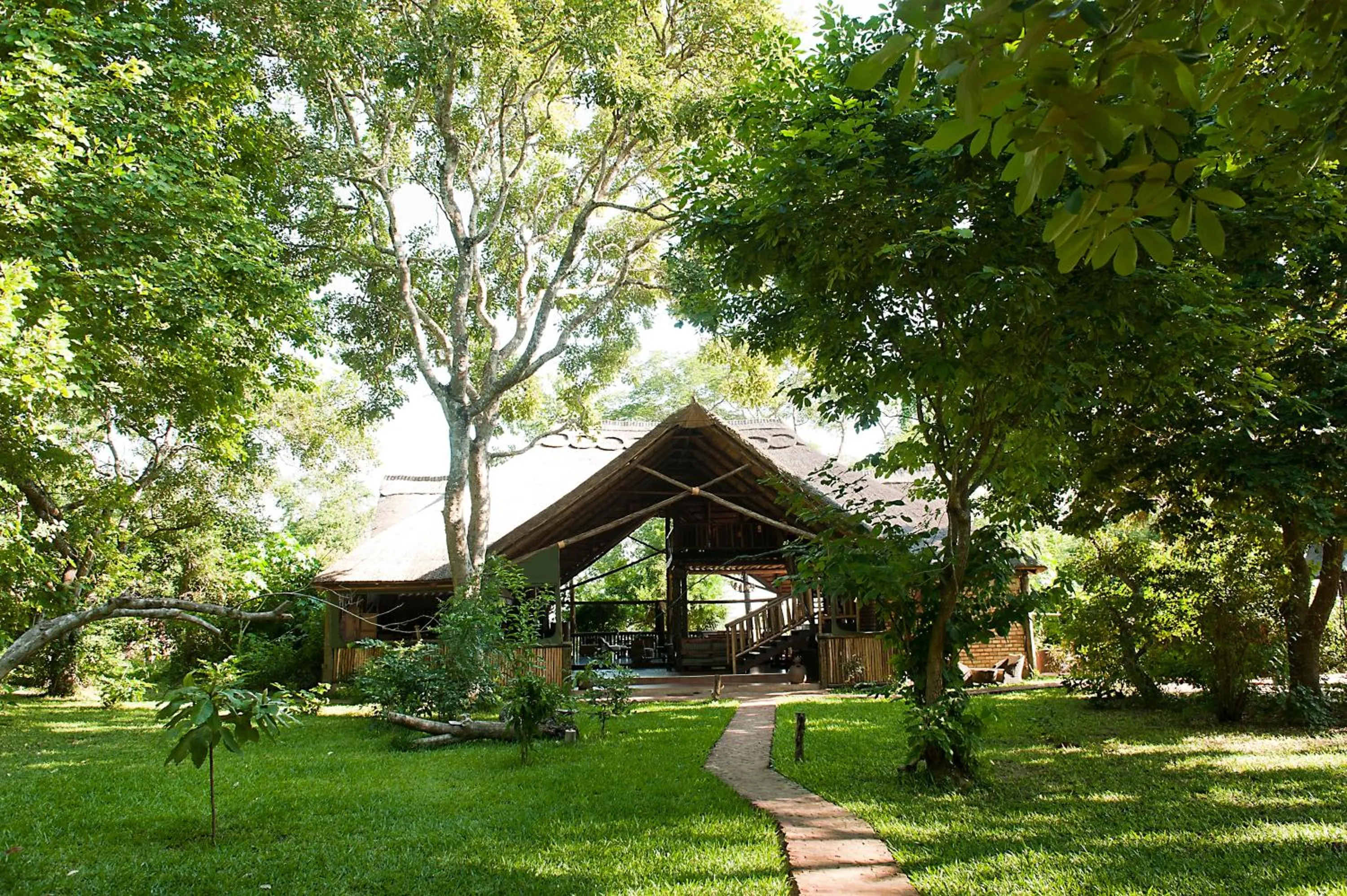 Facade/entrance in Selous Kinga Lodge