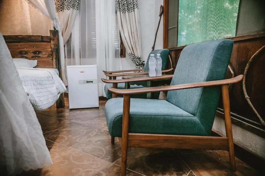 Seating area in Selous Kinga Lodge