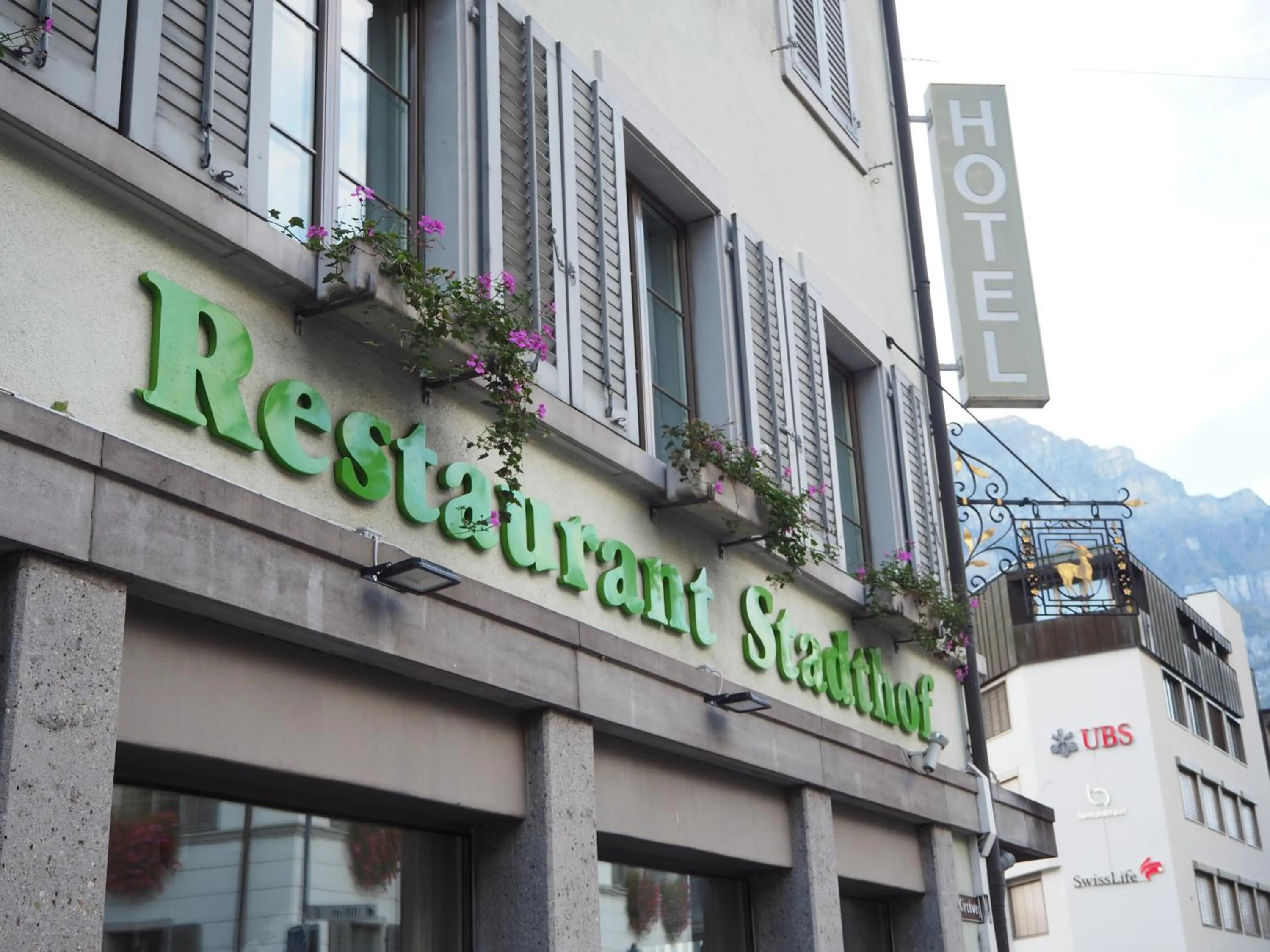 Property building in Hotel Stadthof Glarus