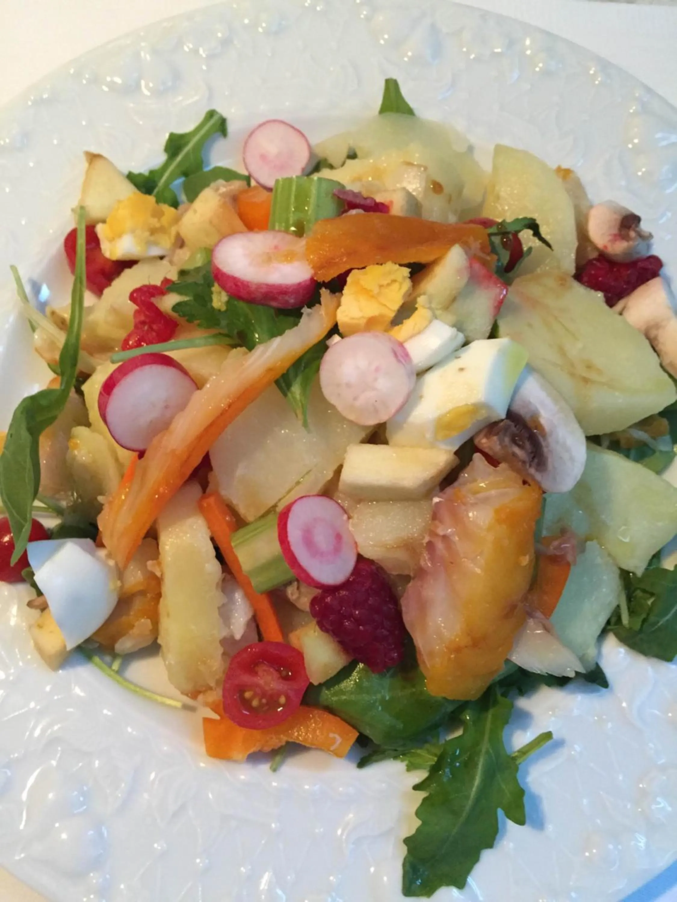 Food close-up in La Maison du Passage - Chambres - Suites premium, Spa, Piscine et Restaurant