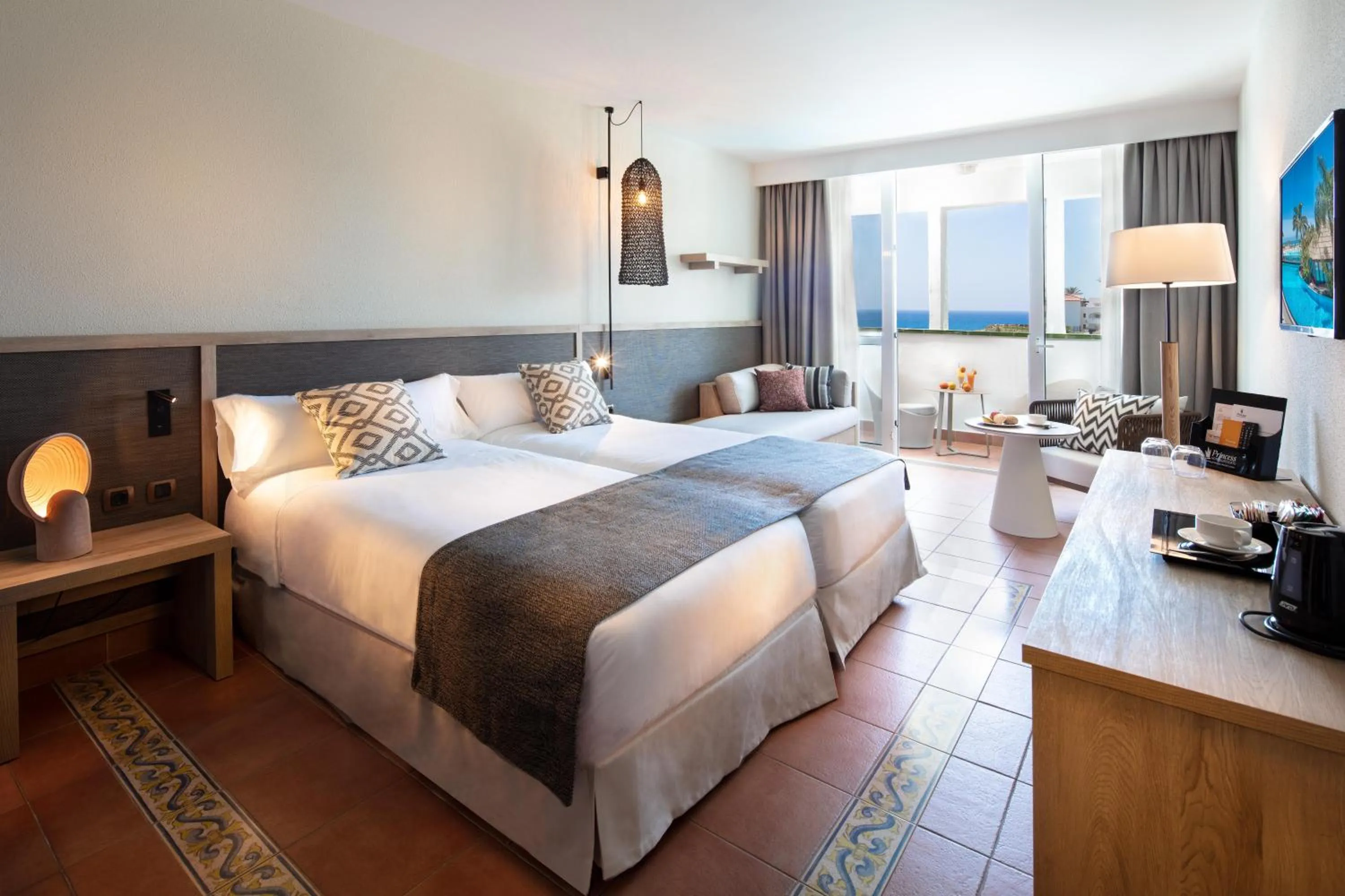 Balcony/Terrace, Bed in Fuerteventura Princess