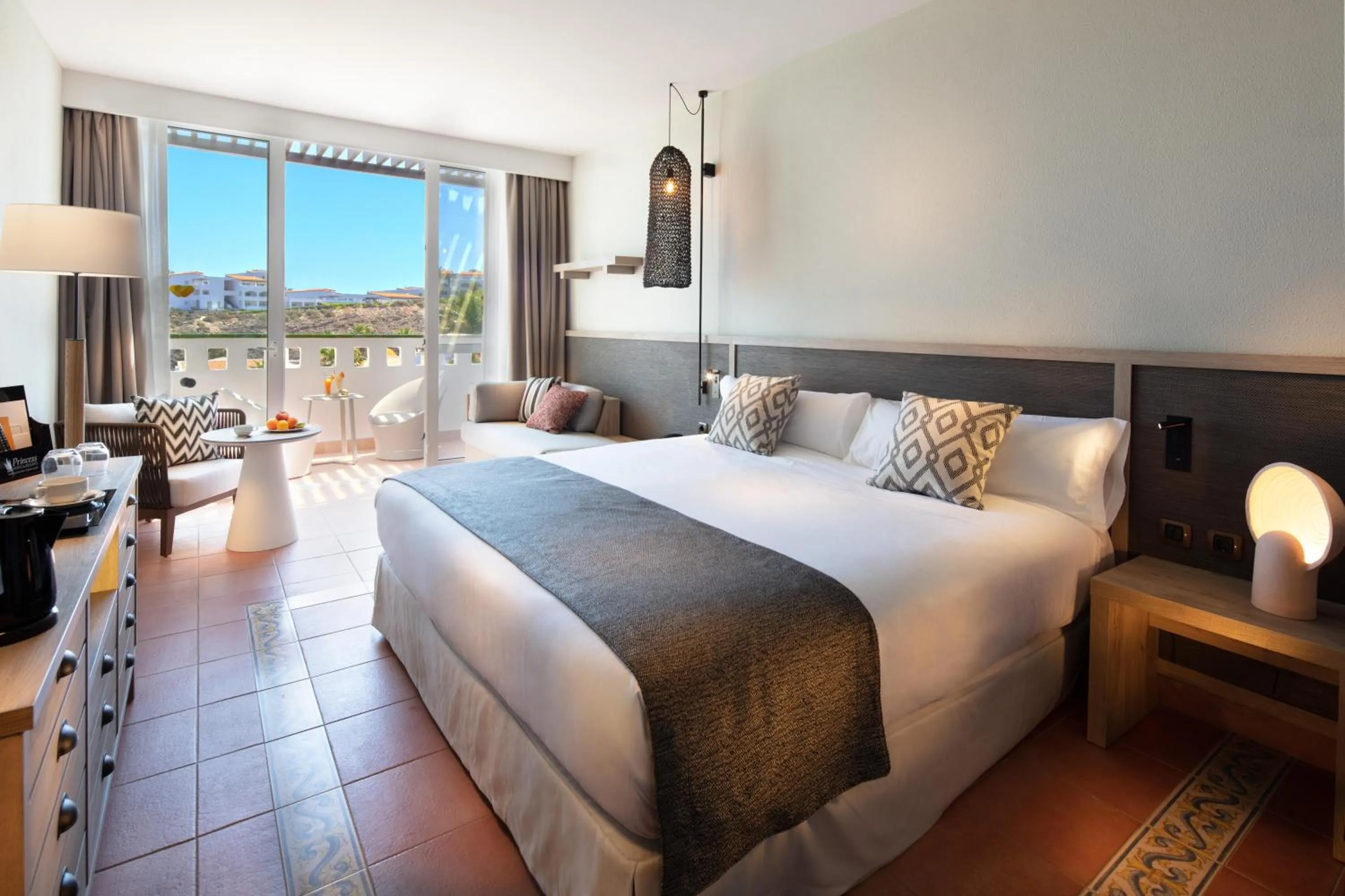 Balcony/Terrace, Bed in Fuerteventura Princess