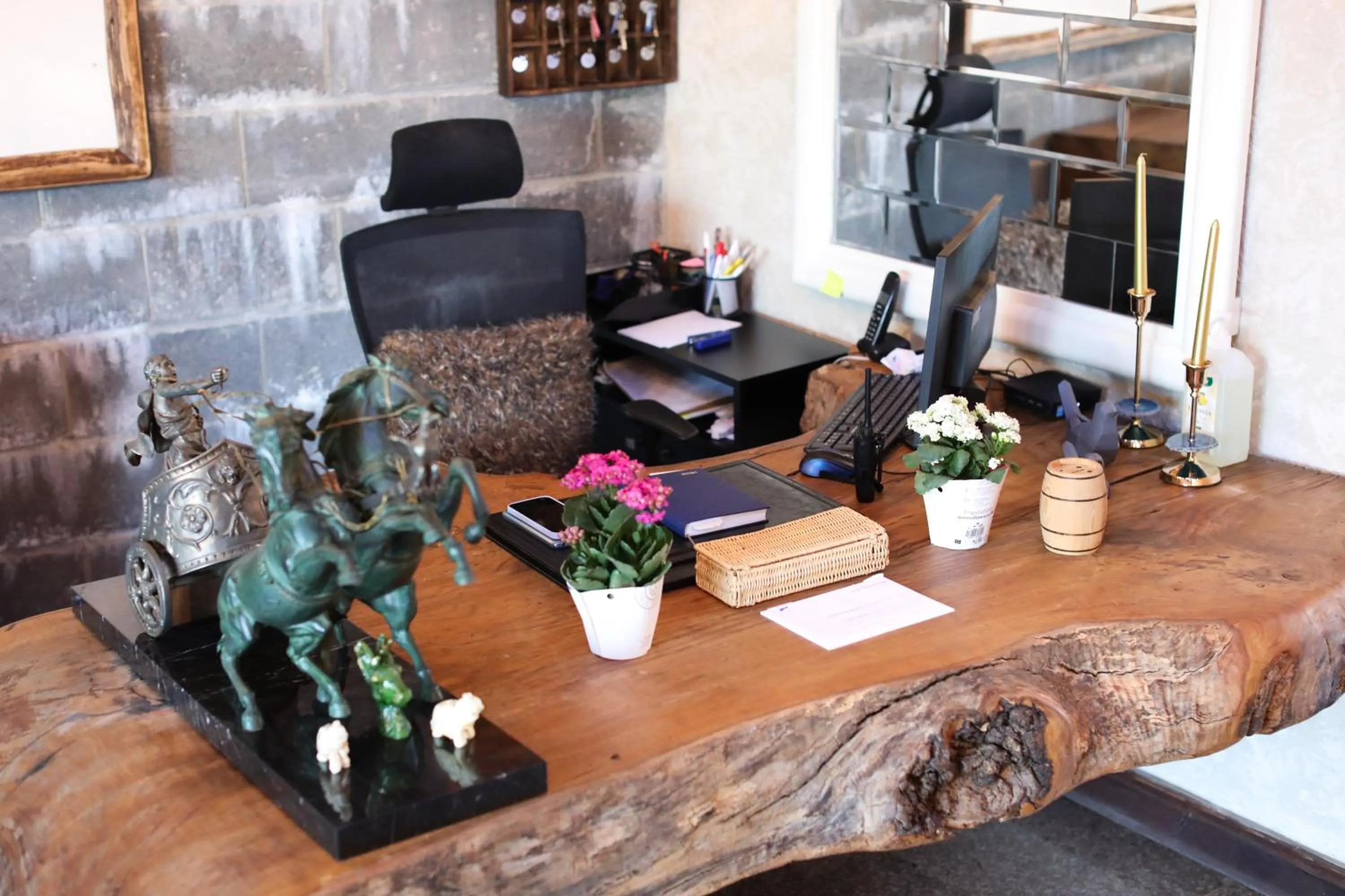 Lobby or reception in MAVİ AT HOTEL Blue Horse