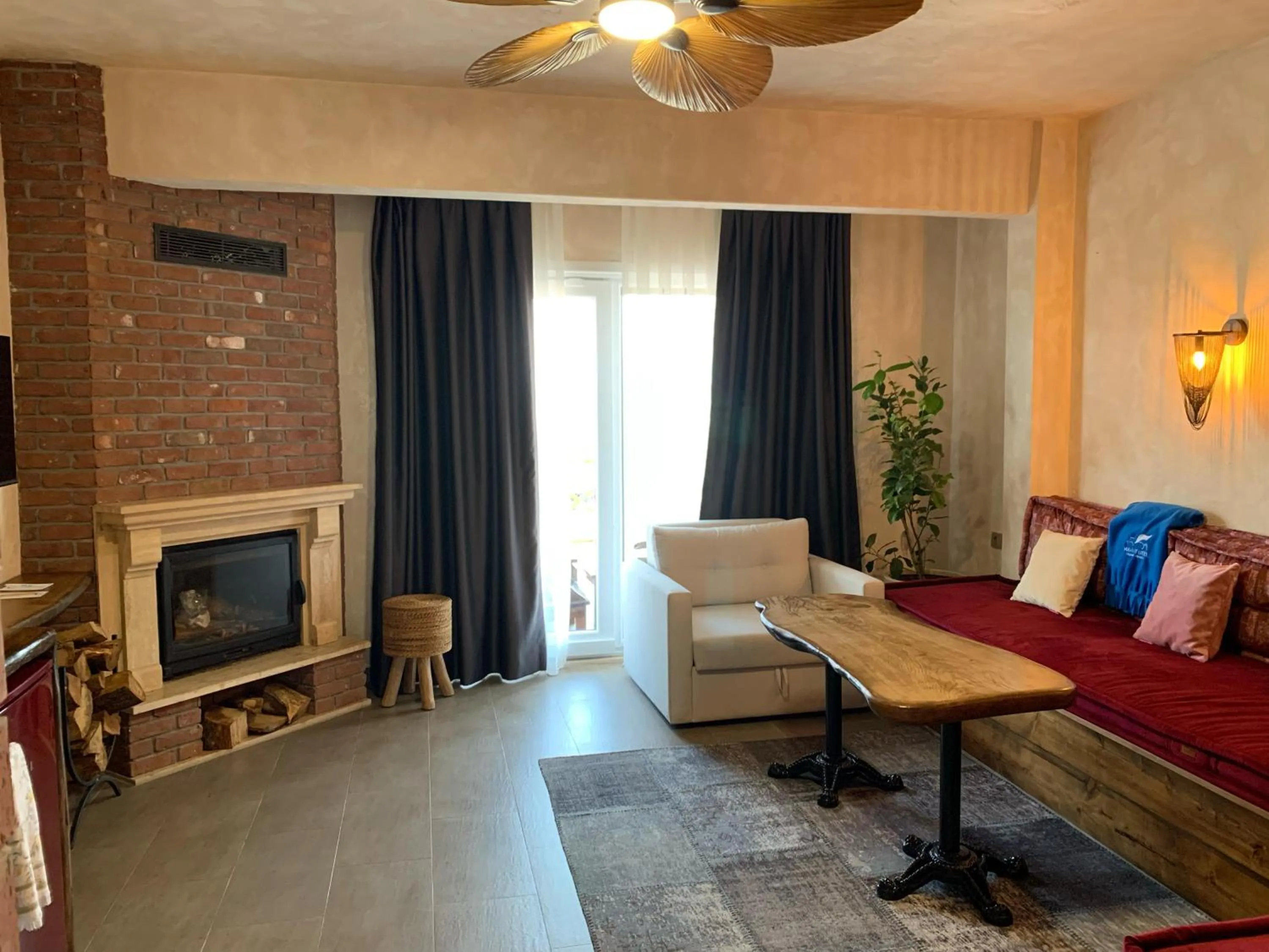 Living room in MAVİ AT HOTEL Blue Horse