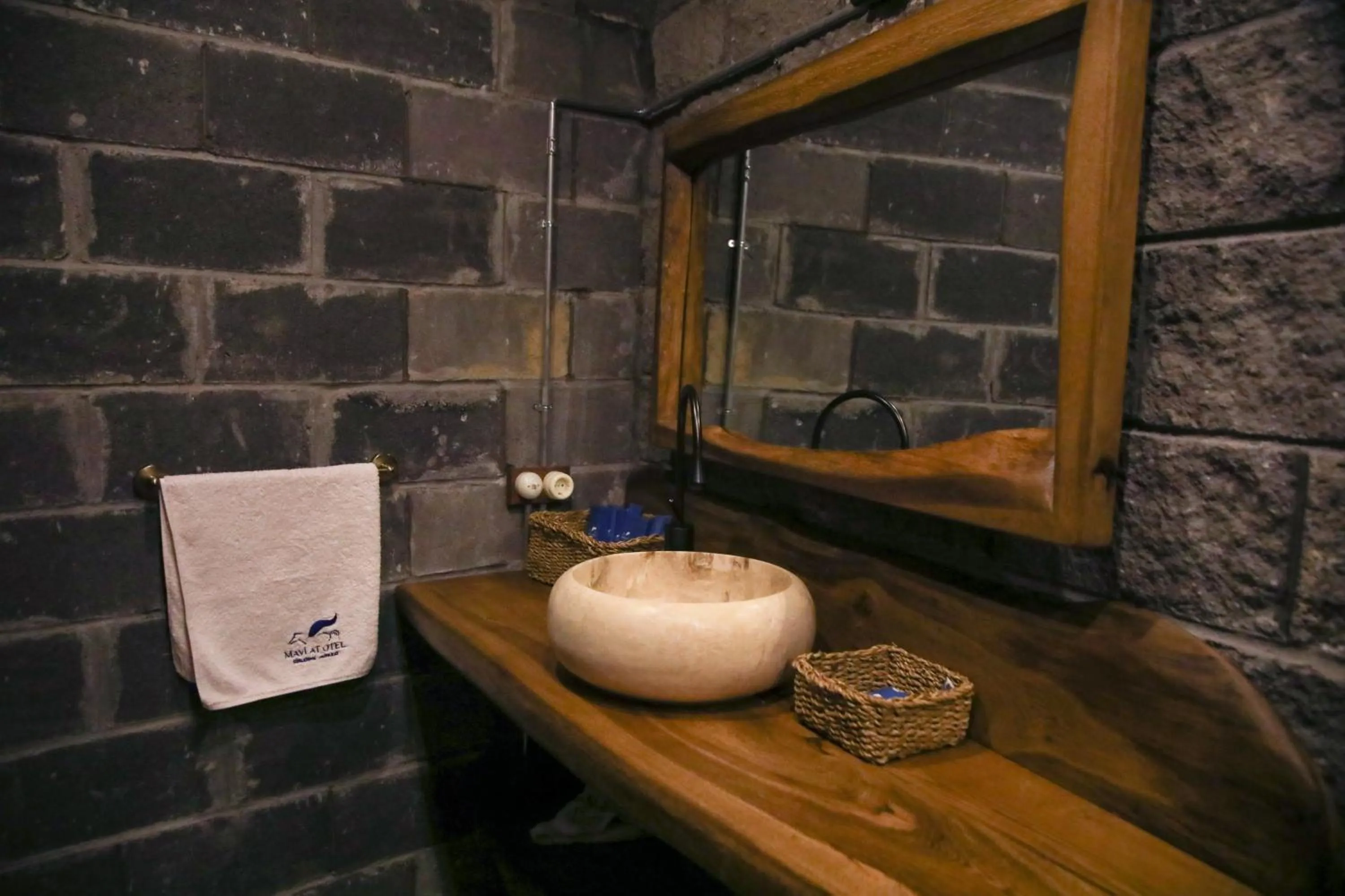 Bathroom in MAVİ AT HOTEL Blue Horse