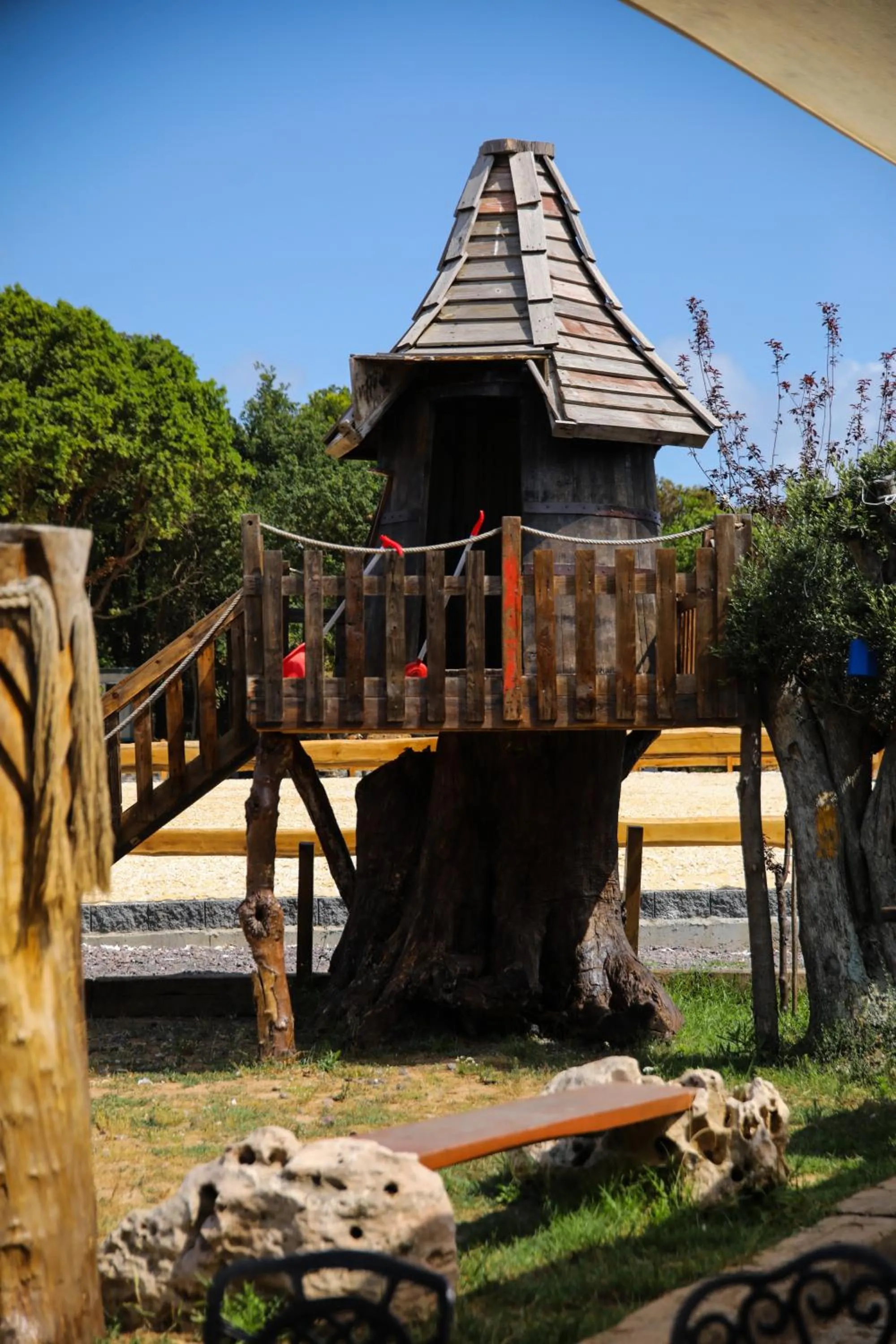 Children play ground in MAVİ AT HOTEL Blue Horse
