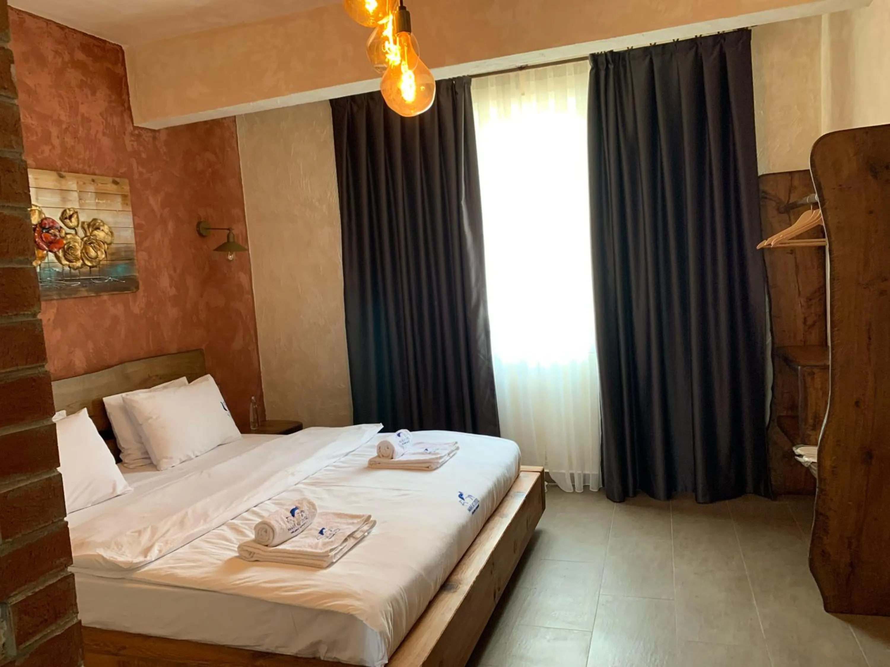 Bedroom, Bed in MAVİ AT HOTEL Blue Horse