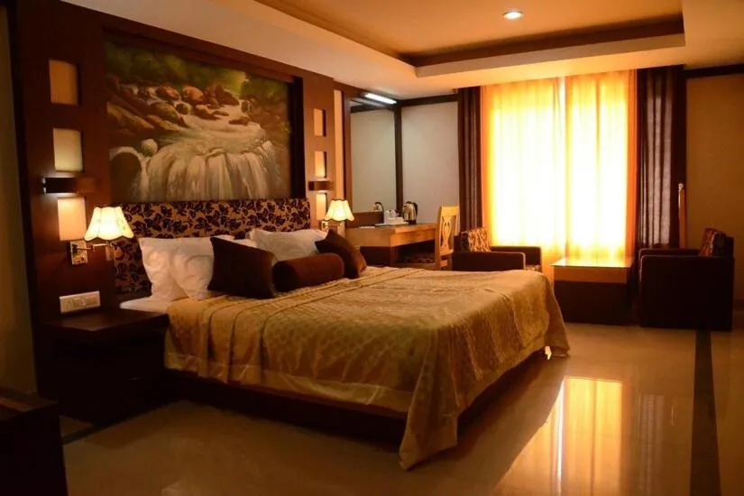 Bed in Hotel Sky Pearl