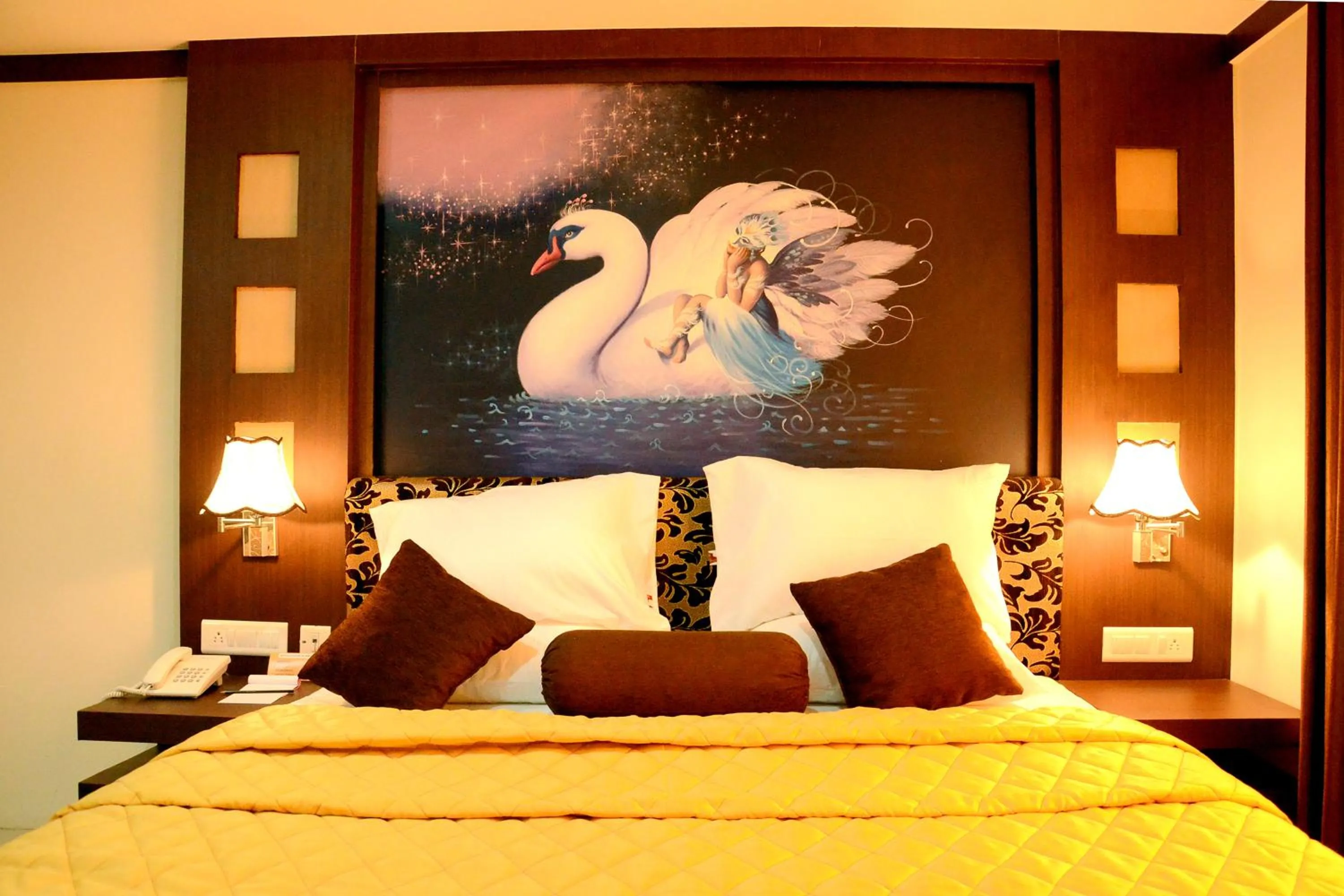 Bed in Hotel Sky Pearl