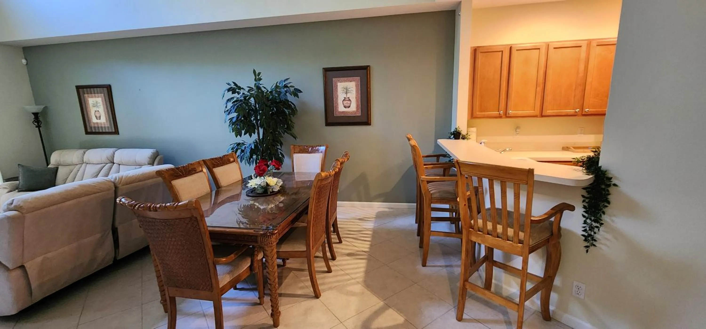 Dining area in Right Direction Rentals