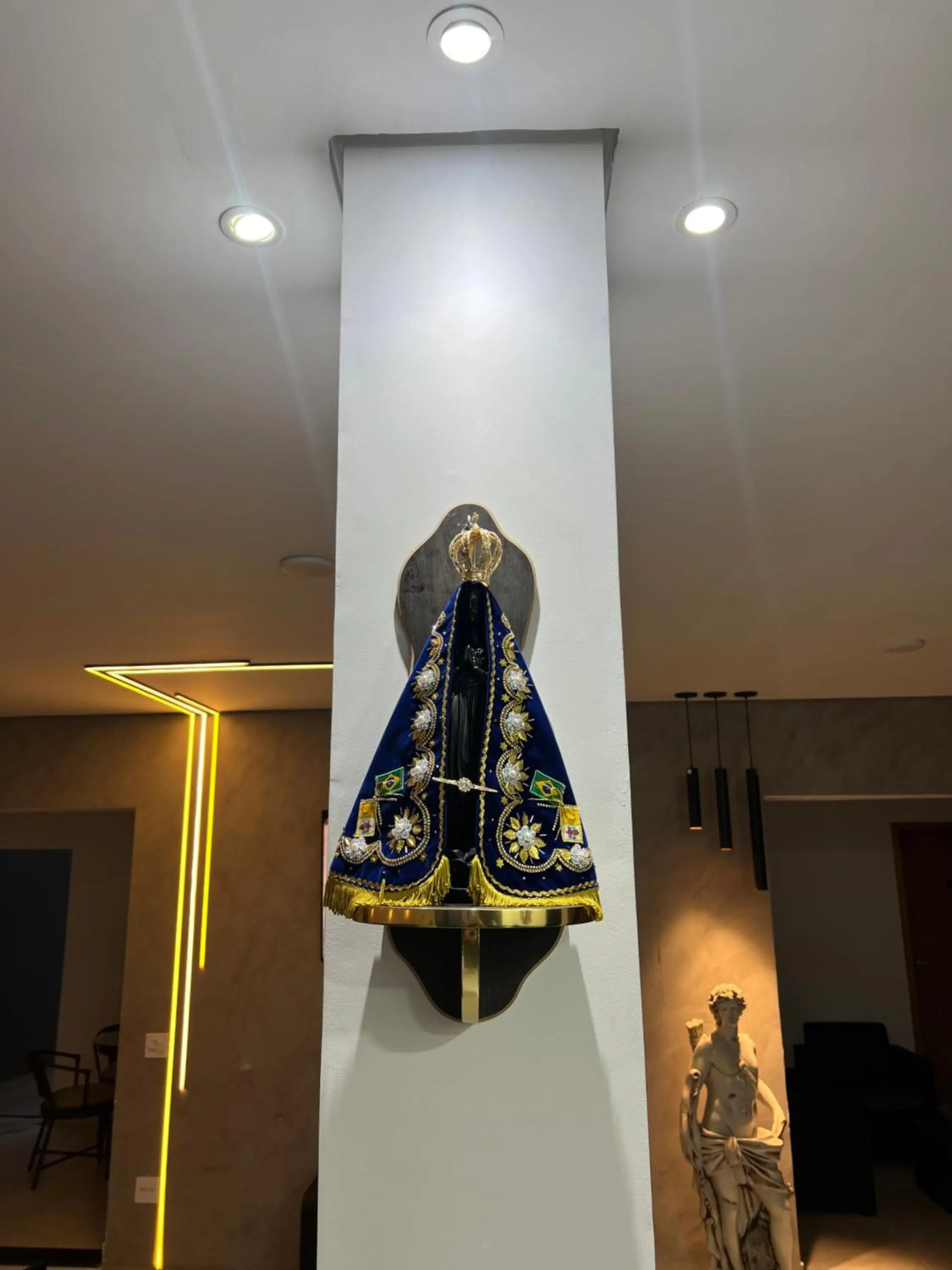 Decorative detail in Hotel Pousada Colliseu