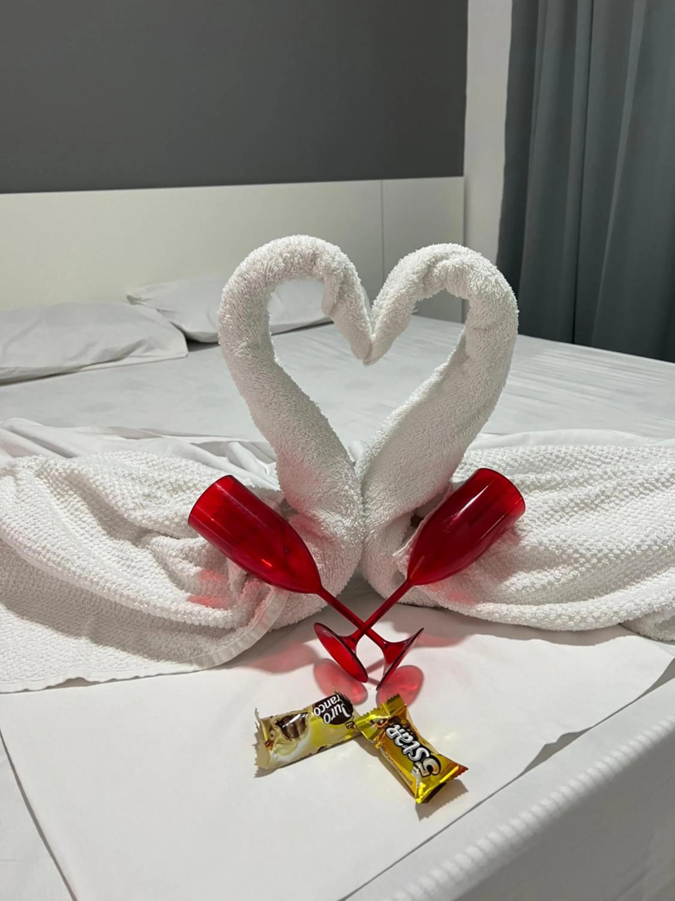 Bed in Hotel Pousada Colliseu