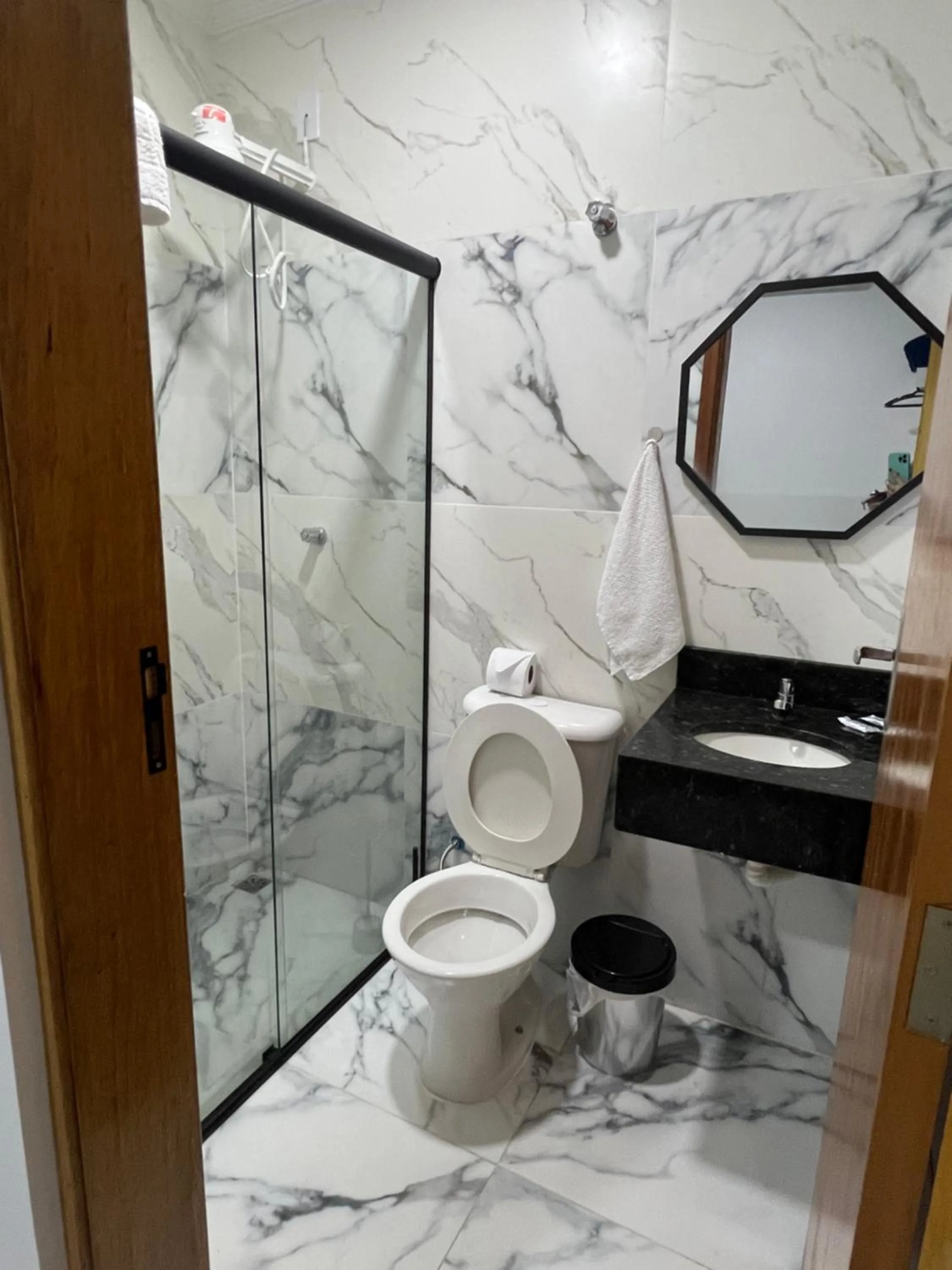 Bathroom in Hotel Pousada Colliseu