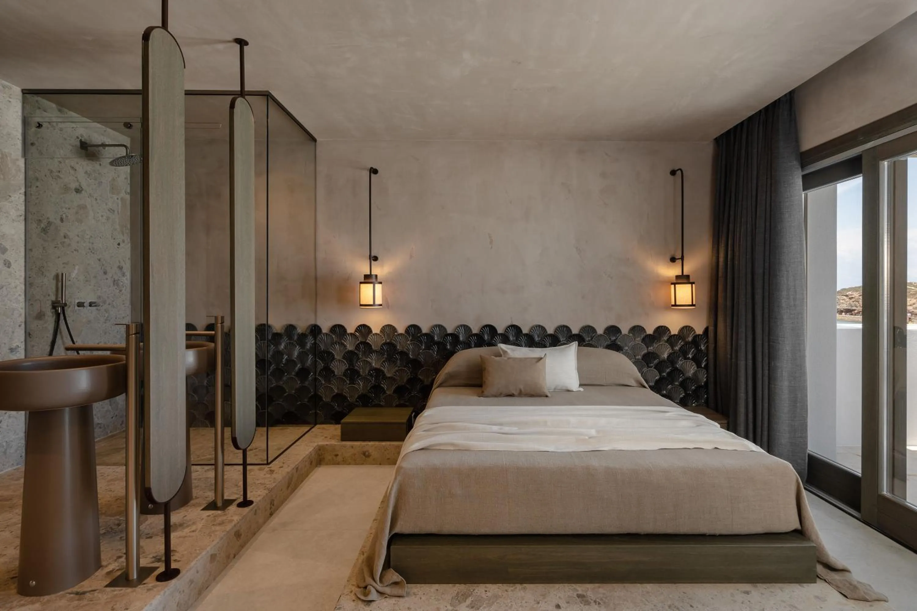 Bedroom, Bed in Naxos Rhyton