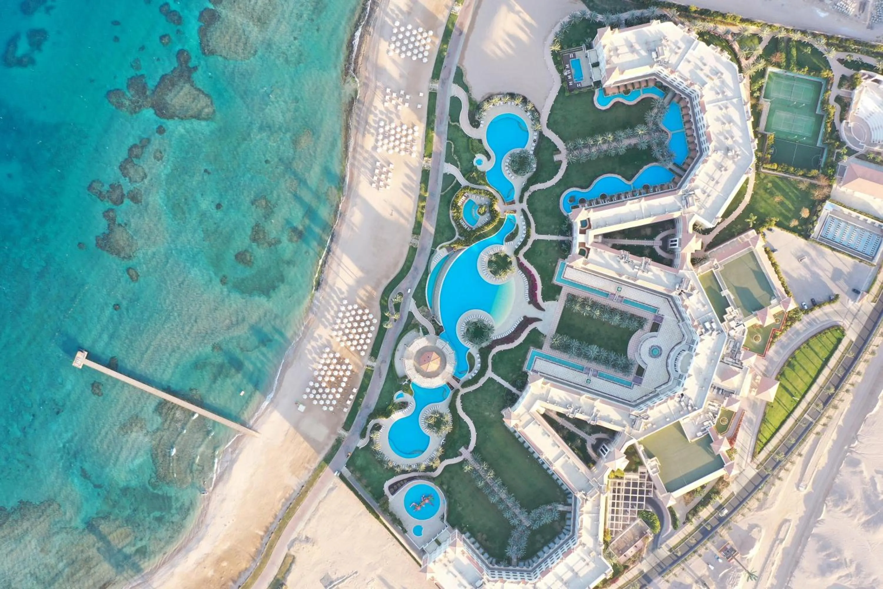 Bird's eye view in Baron Palace Sahl Hasheesh