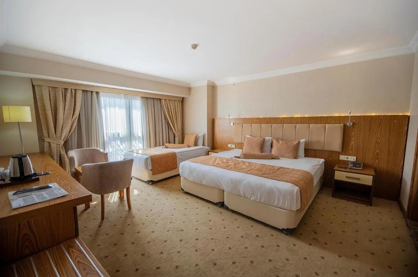 Photo of the whole room, Bed in NK Hotel