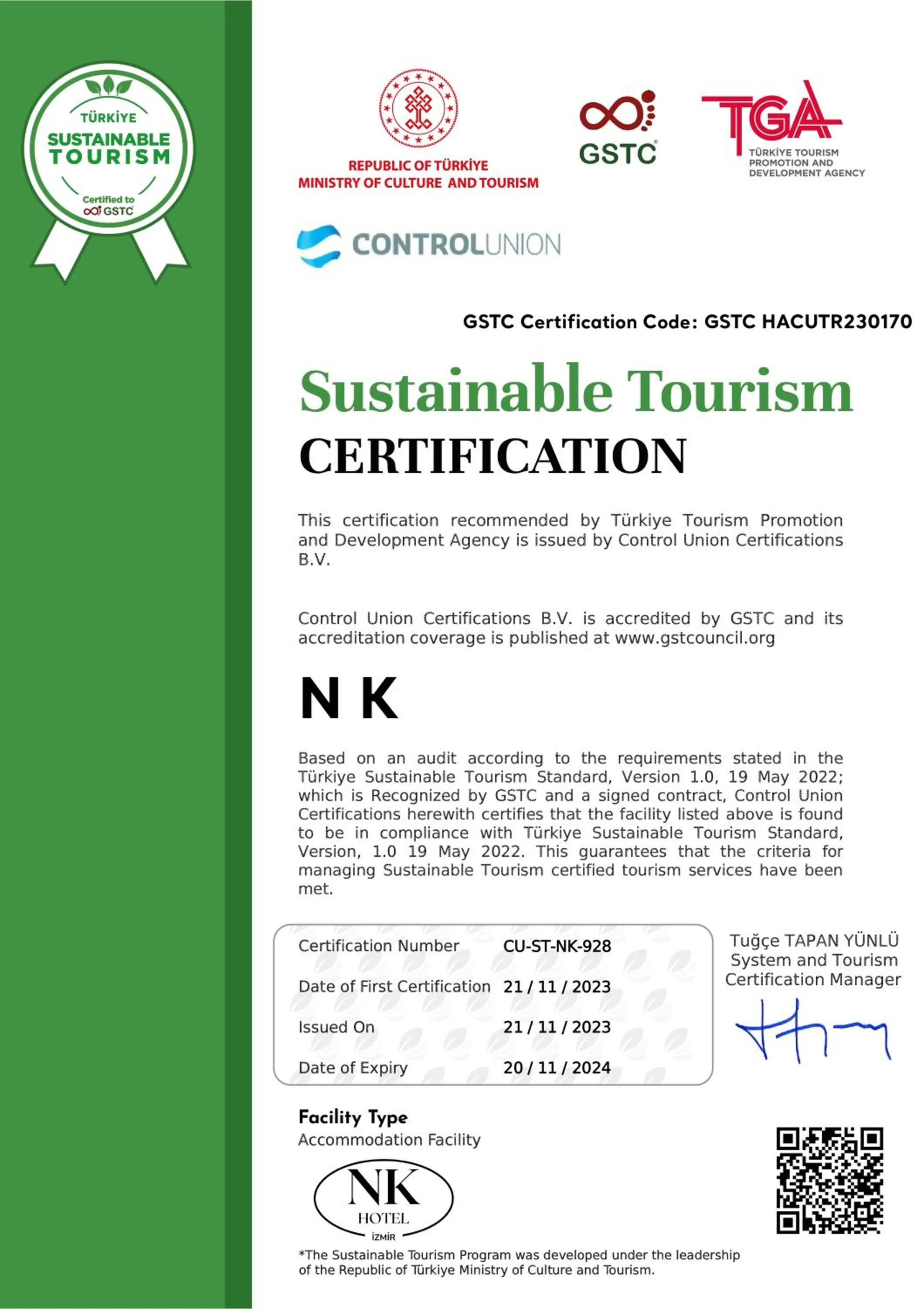 Property building in NK Hotel