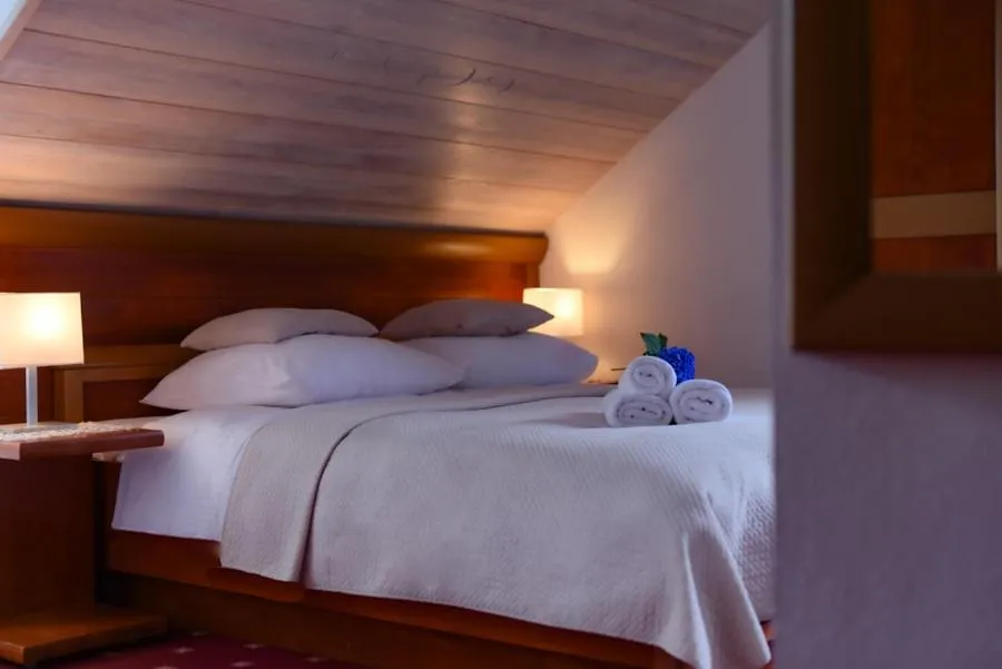 Bed in Hotel Promyk Wellness & Spa