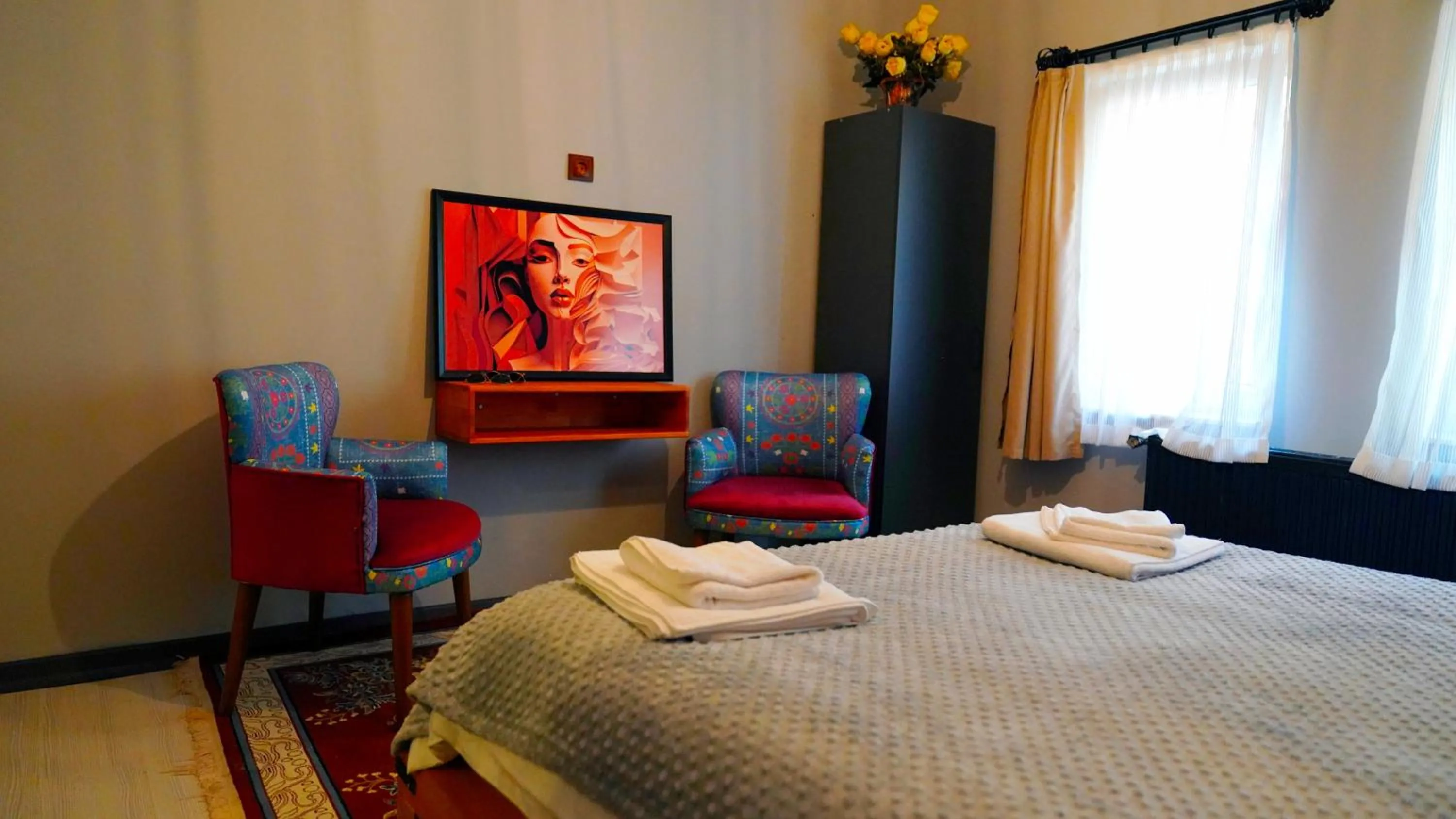 Bed in Alpha Stone House