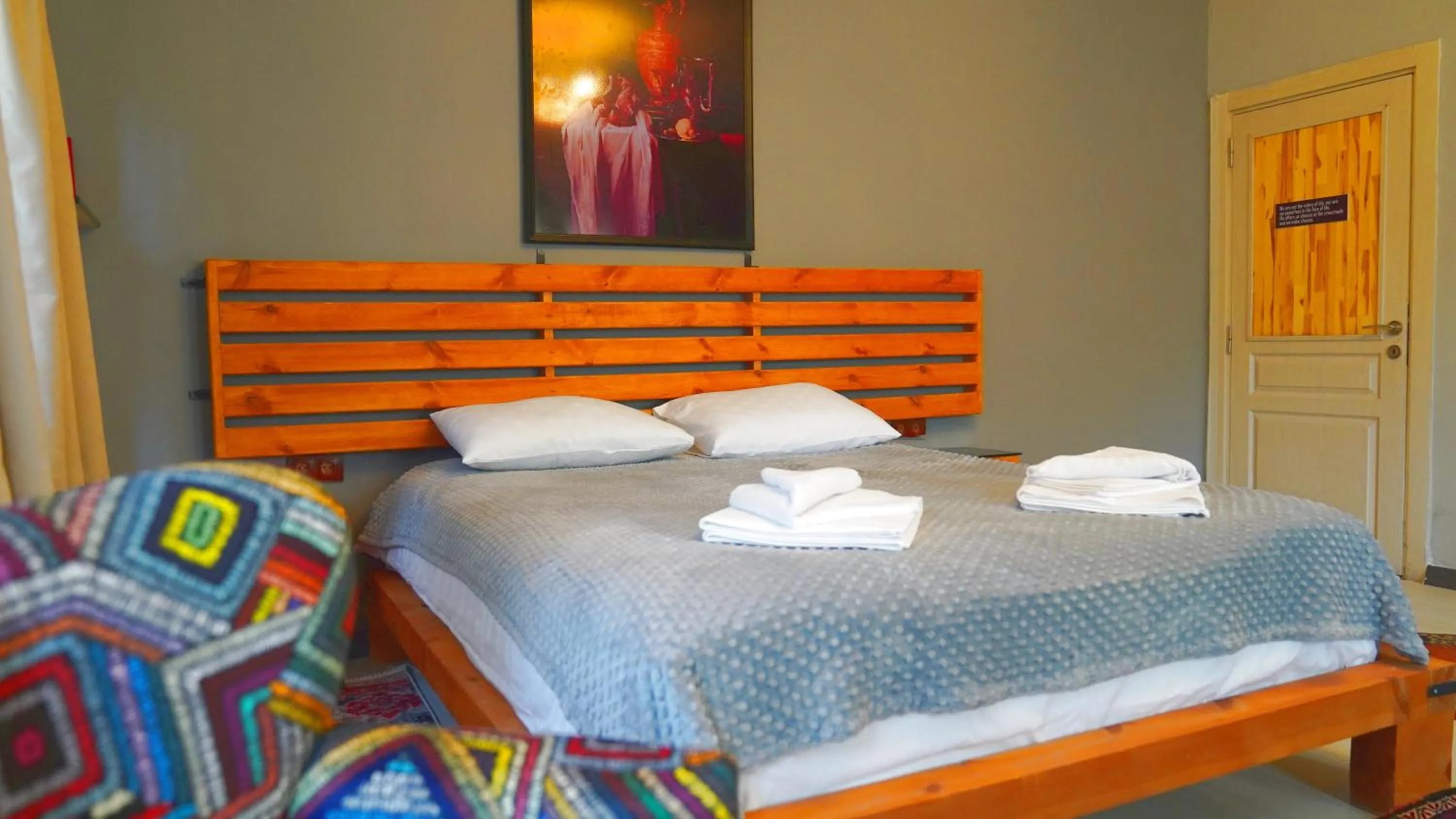 Bed in Alpha Stone House