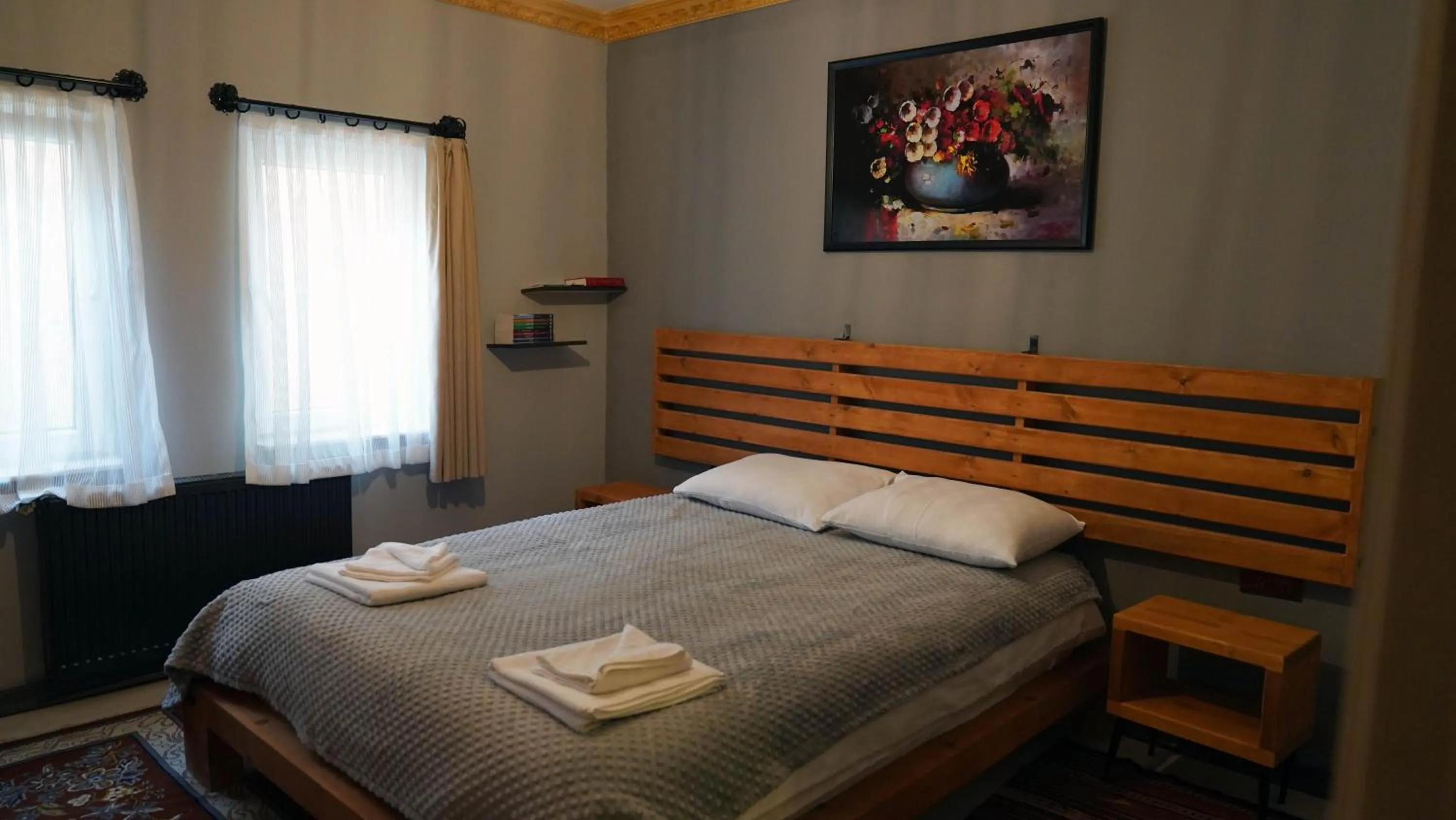 Bed in Alpha Stone House