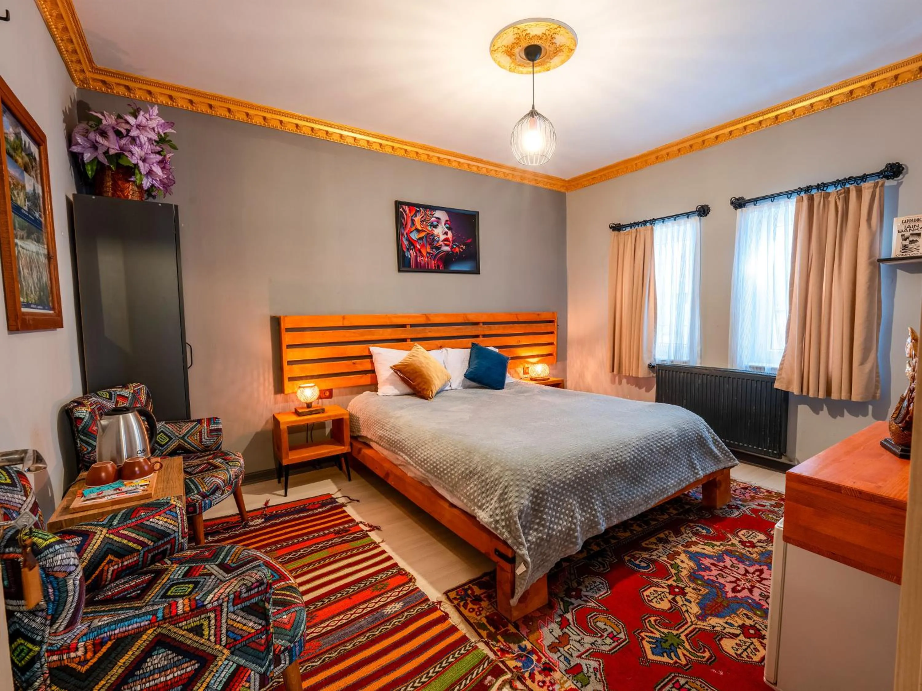 Photo of the whole room, Bed in Alpha Stone House