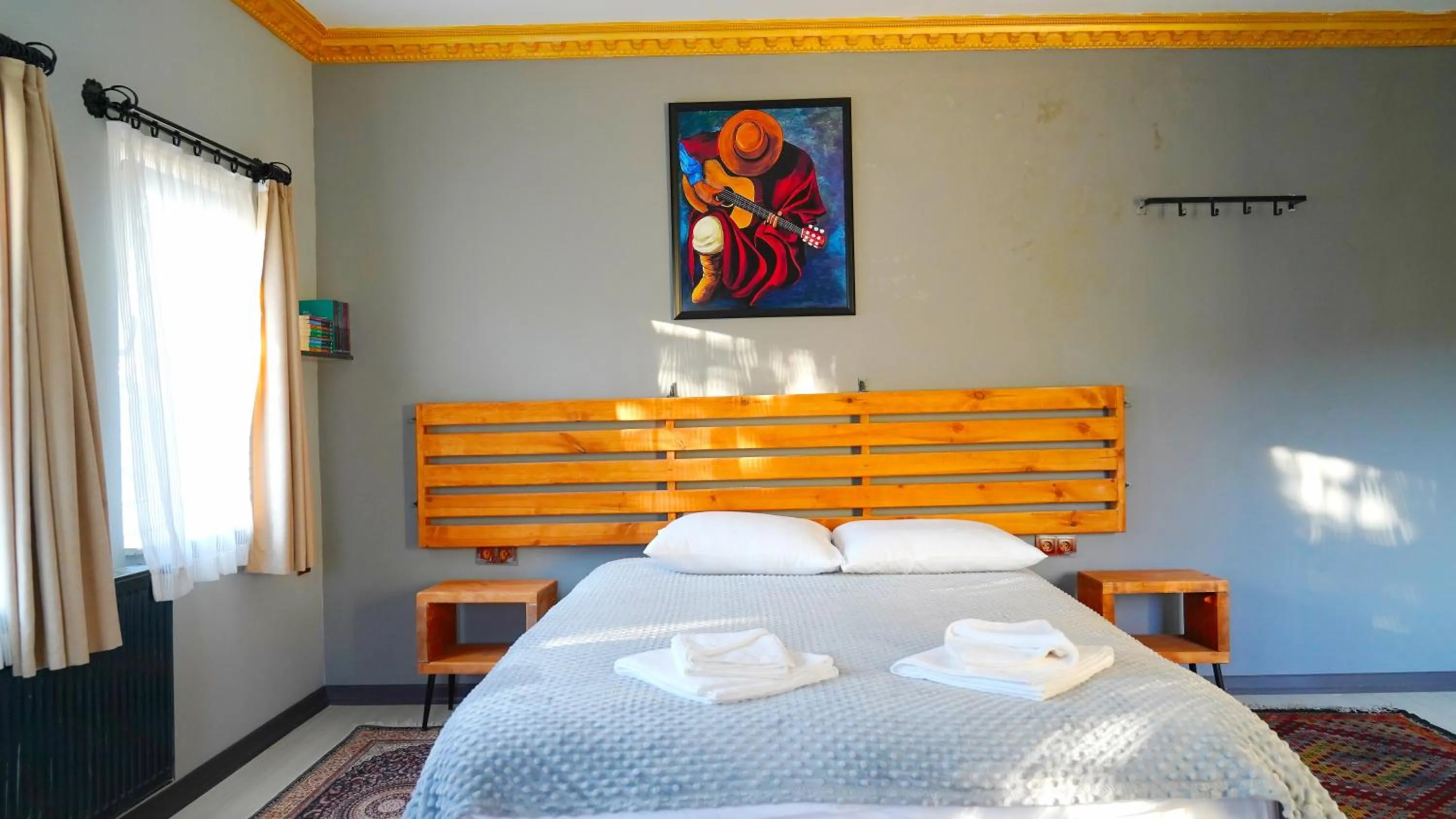 Bed in Alpha Stone House