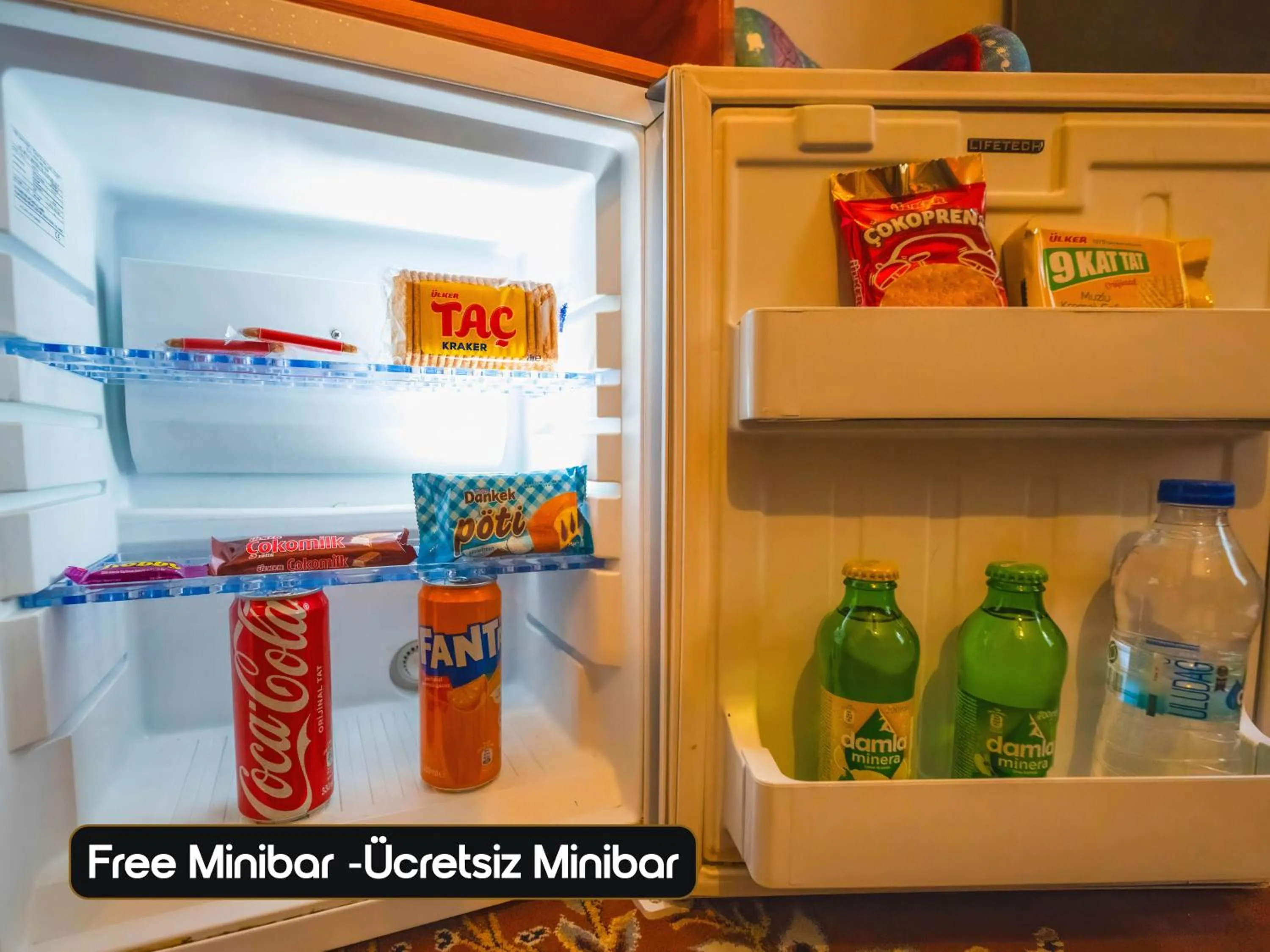 minibar in Alpha Stone House