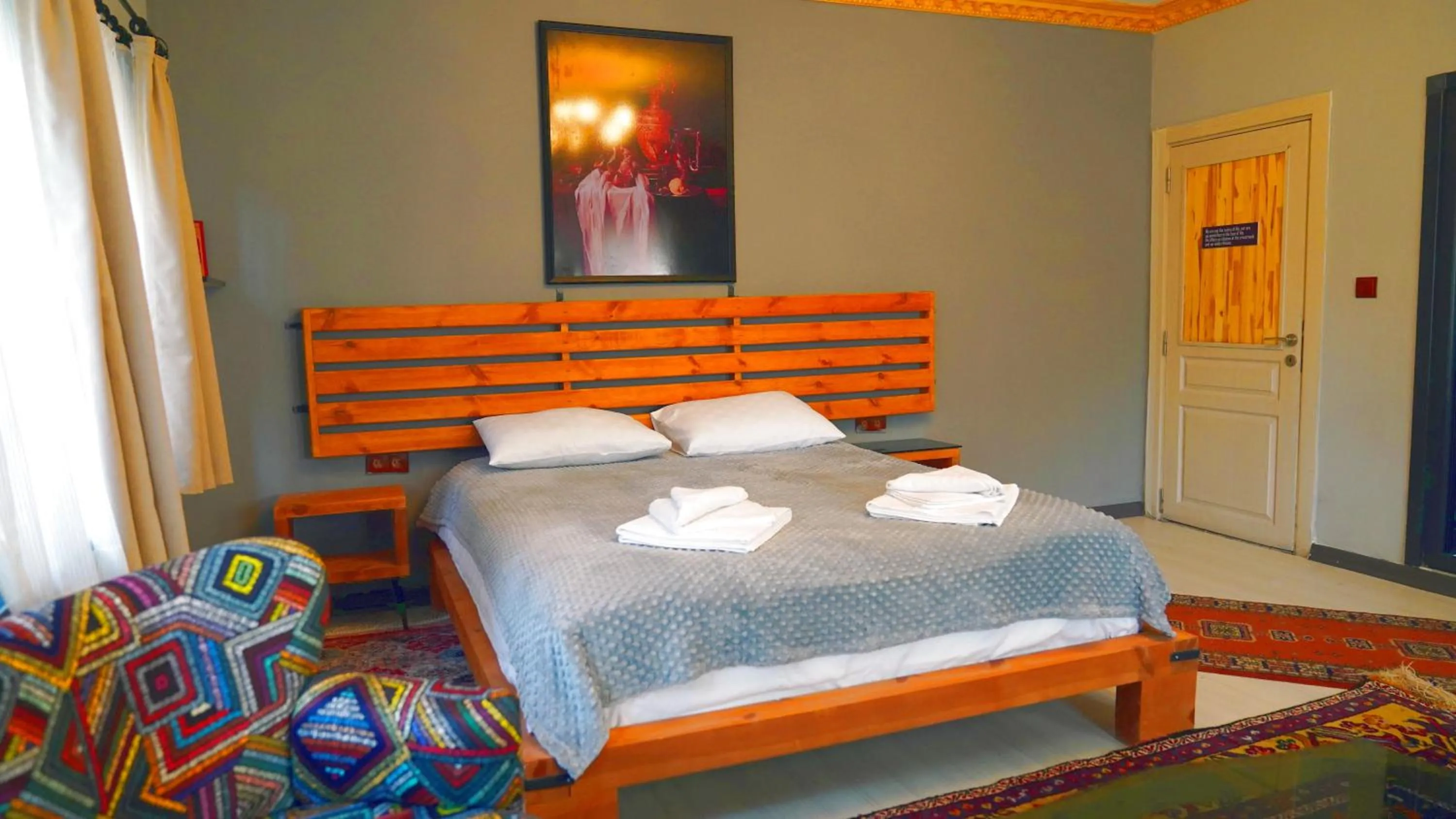 Bed in Alpha Stone House