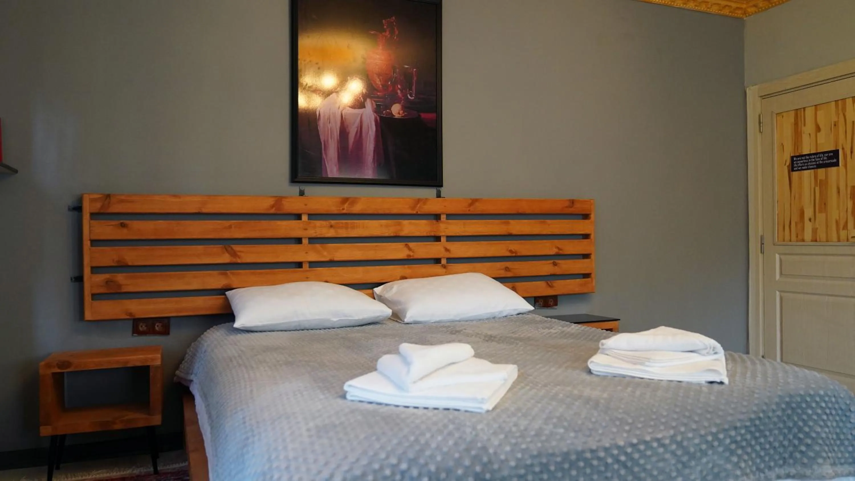 Bed in Alpha Stone House