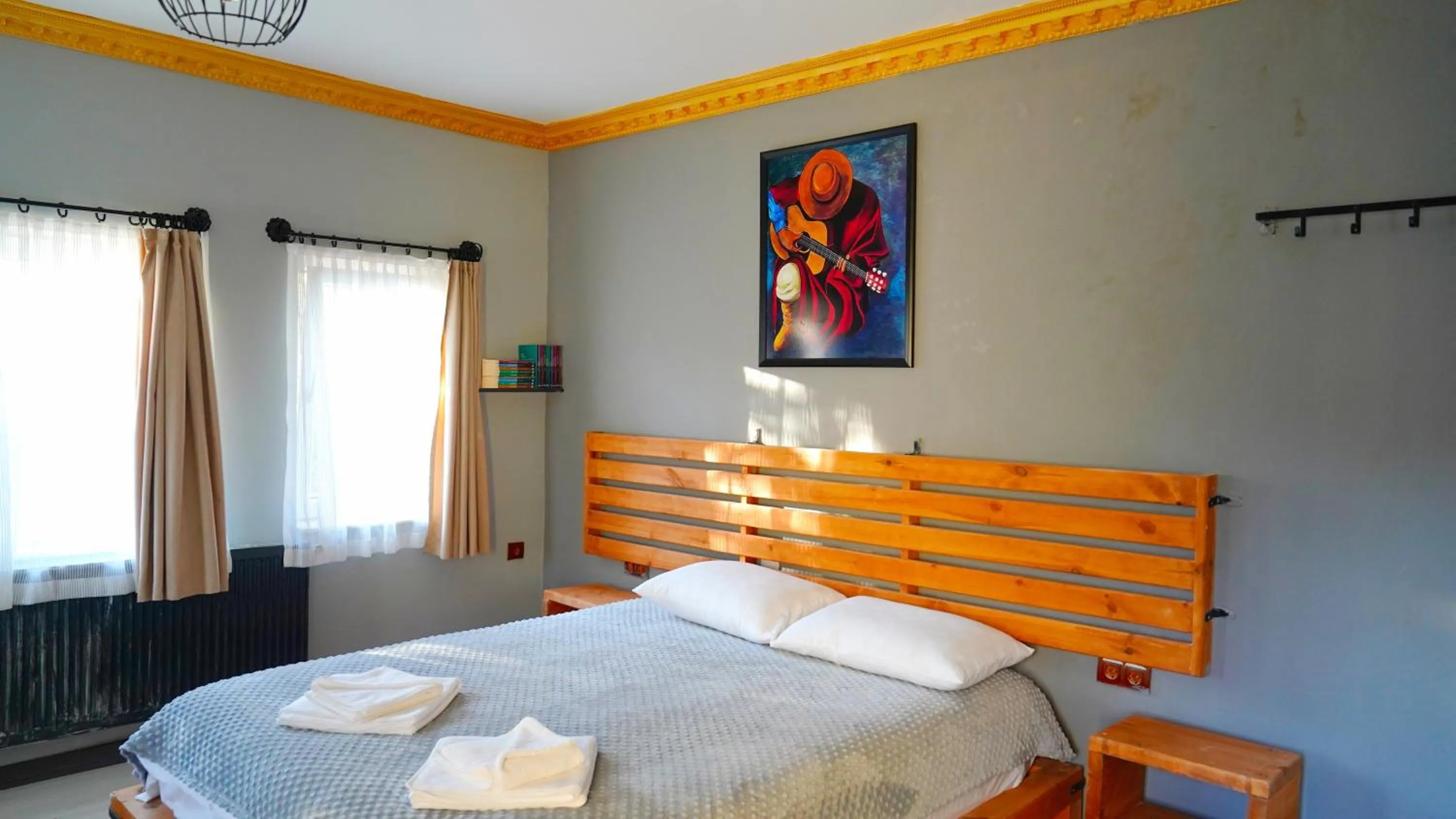 Bed in Alpha Stone House